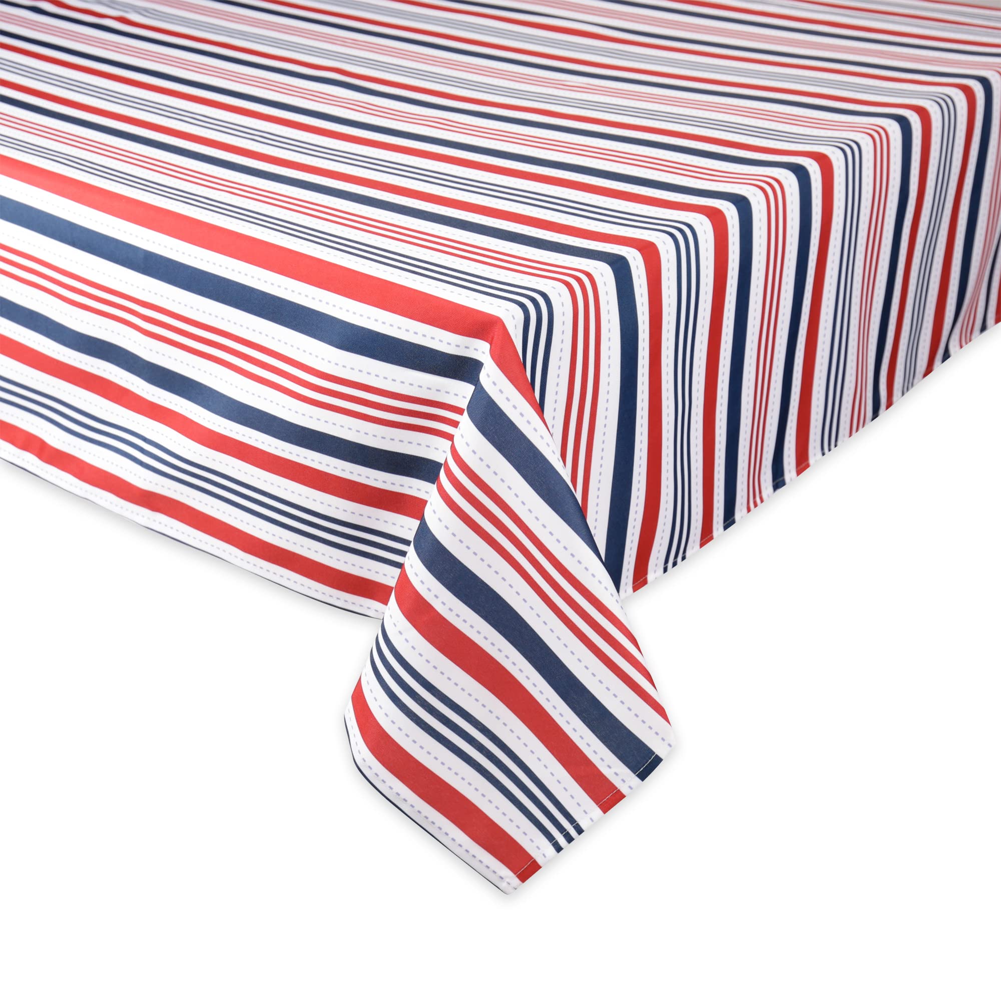 Dii 100% Polyester, Spill Proof And Waterproof, Machine Washable, Tablecloth For Outdoor Use, 60X120'', 4Th Of July Patriotic St