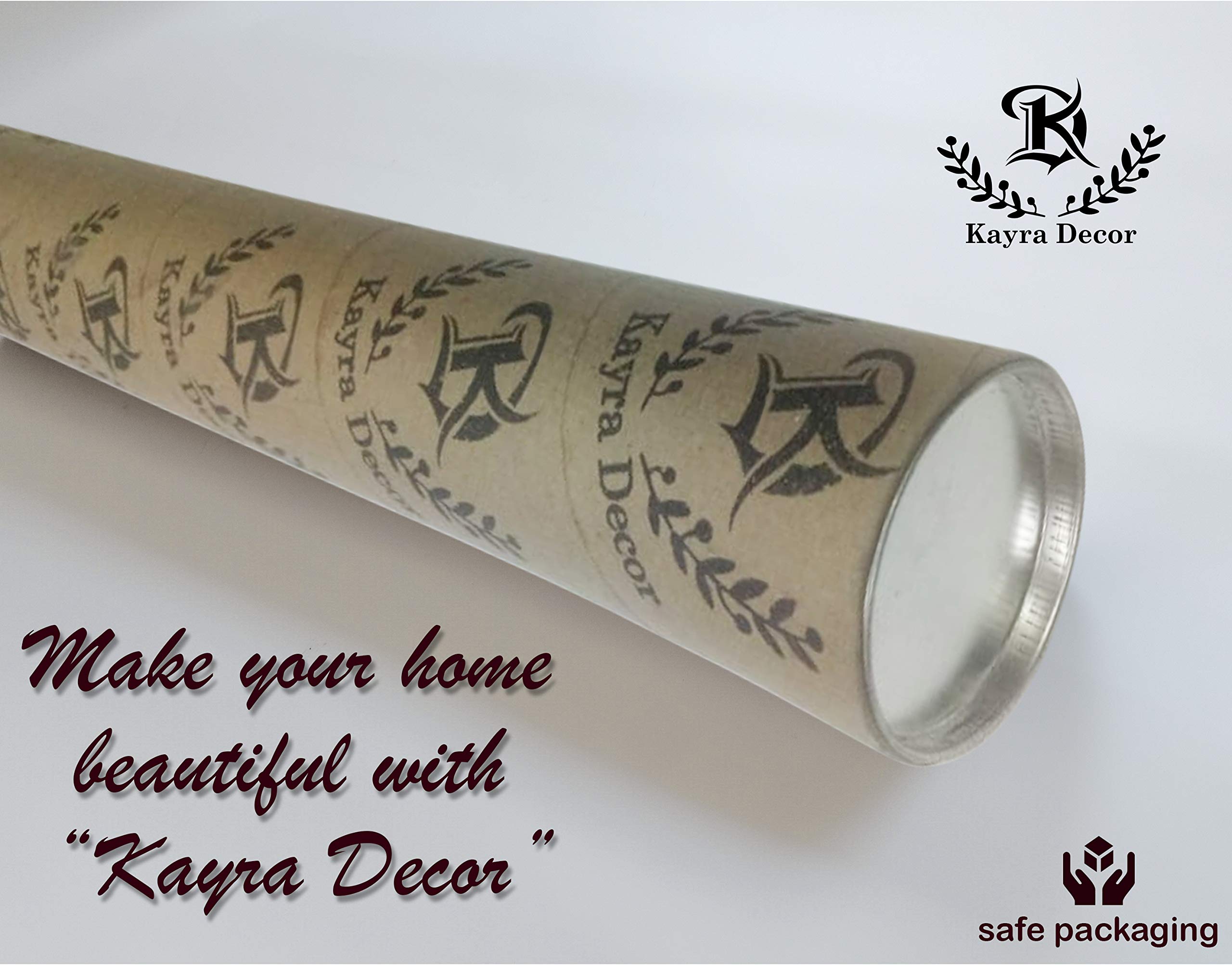 Kayra Decor Stencils For Wall Painting Large Size Tree Branch And The Birds Flower  (72 X 36 Inch) (Khsnt231)