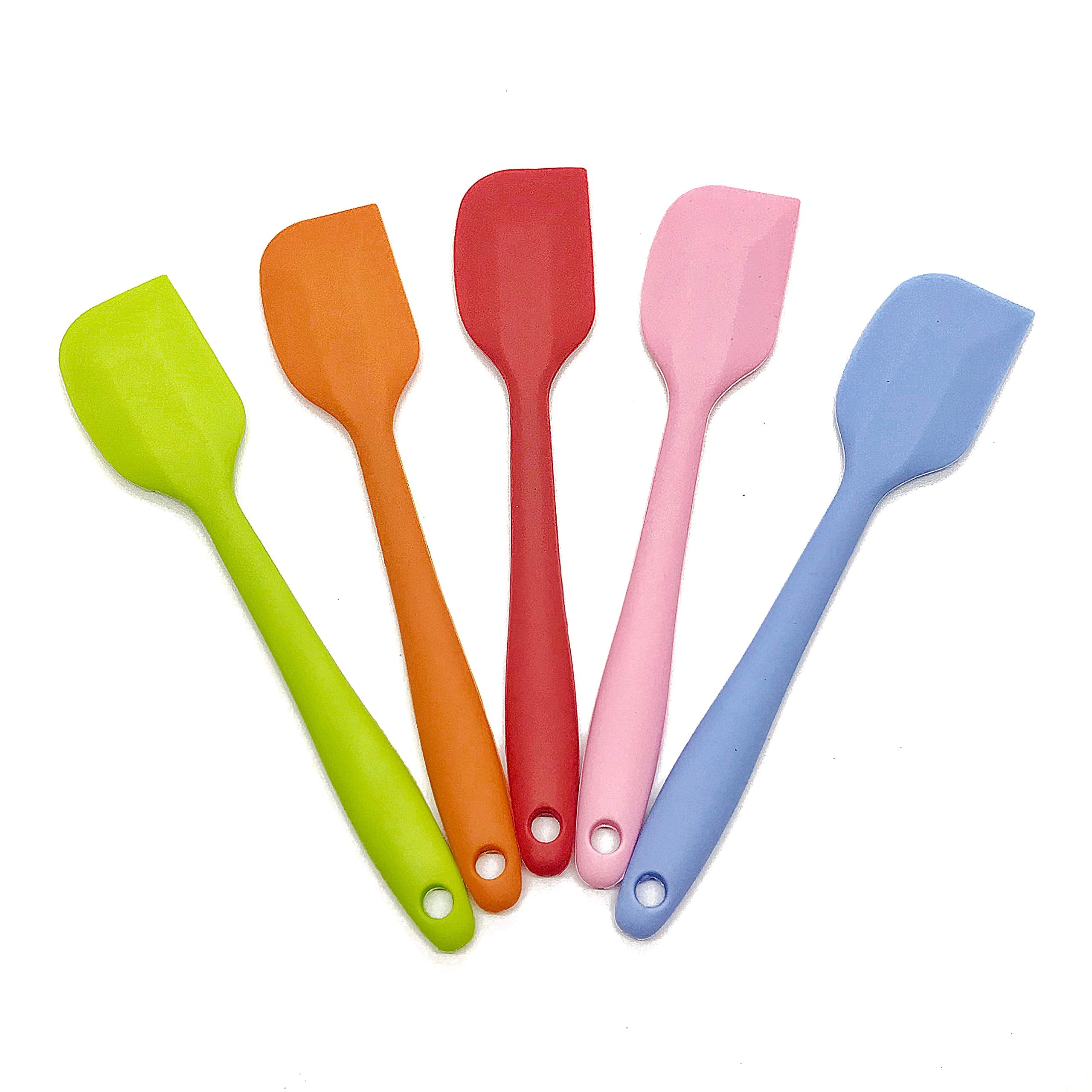 Dadam Silicone Spatula Set Of 5 - Silicone Spatulas Heat Resistant With Stainless Steel Core - Non Stick Rubber Spatulas Kitchen
