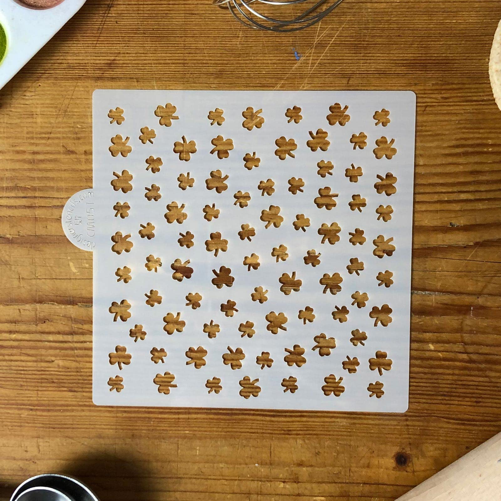 Shamrock Miniprint Cookie And Craft Stencil By Designer Stencils