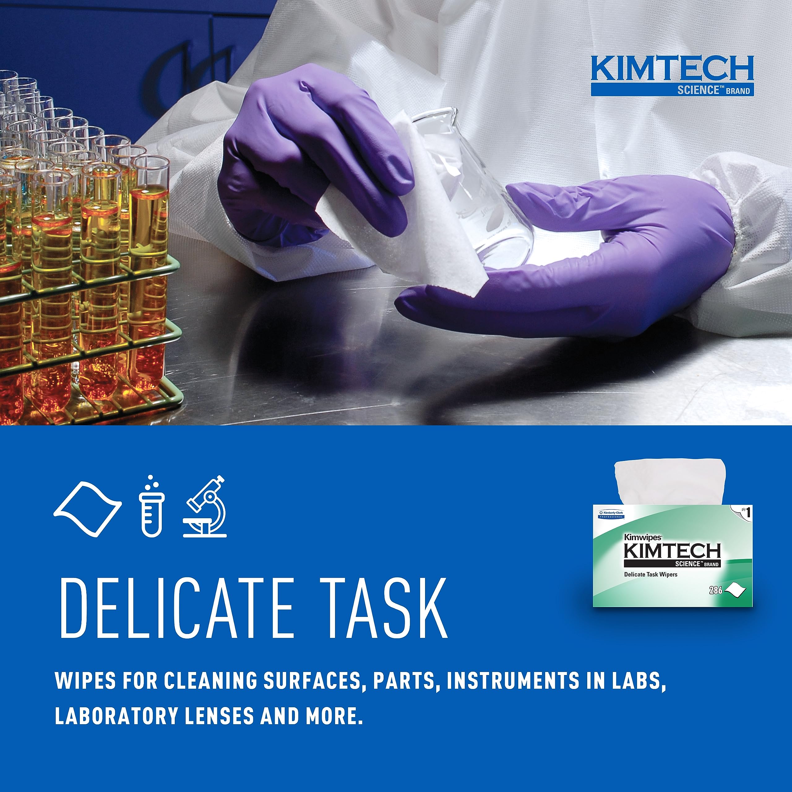 KIMTEcH Kimwipes Delicate Task Wipers