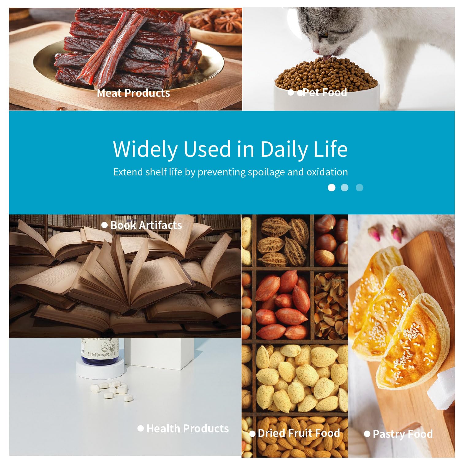 Ytzooll 100 Packs 700Cc Food Grade Oxygen Absorbers (10 Packs In Individual Vacuum Bag, 11X Packs Of 10) Oxygen Absorbers For Fo