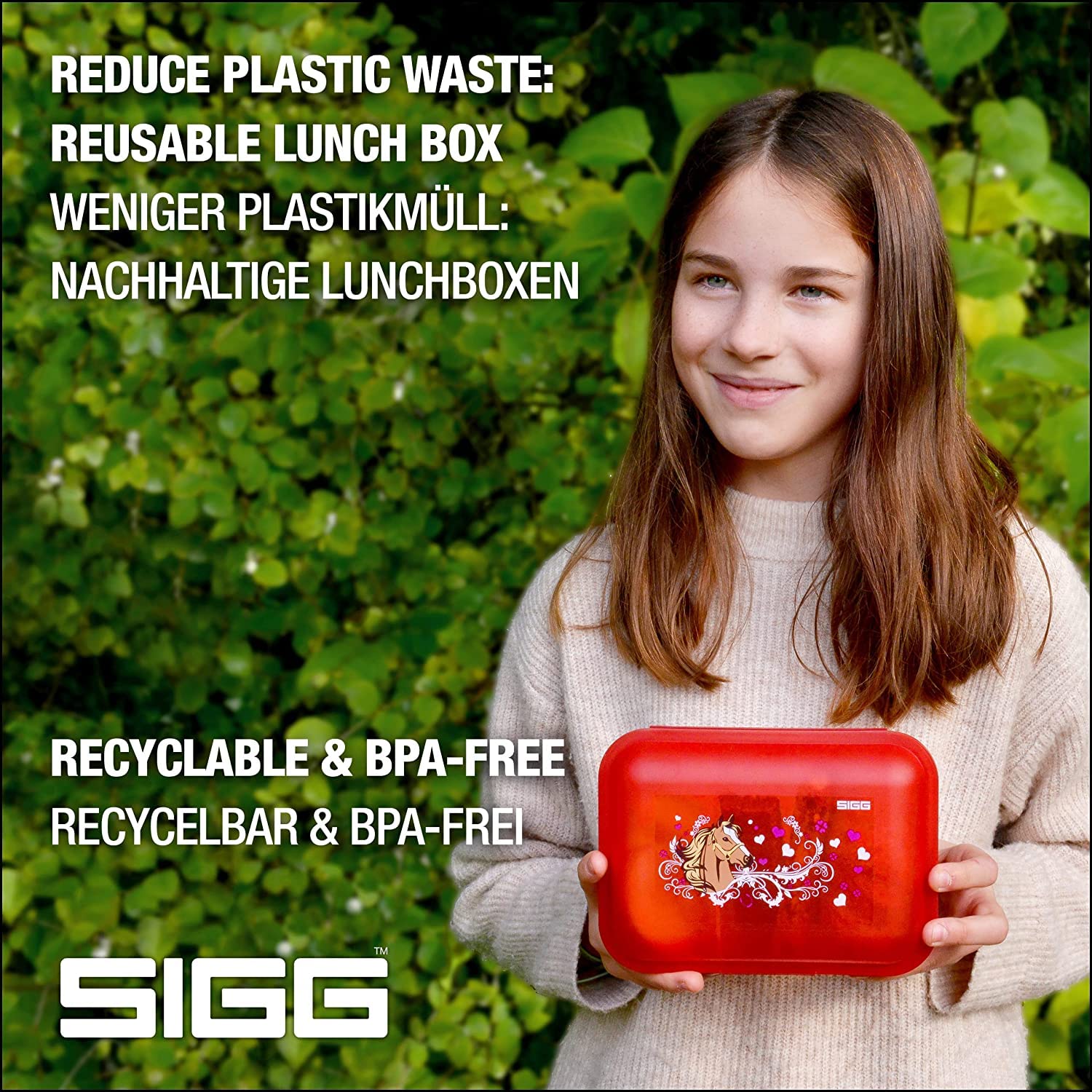Sigg - Kids Lunch Box Viva - Made In Germany - Dishwasher Safe - Food Containers For School, Daycare - Gifts Boys, Girls