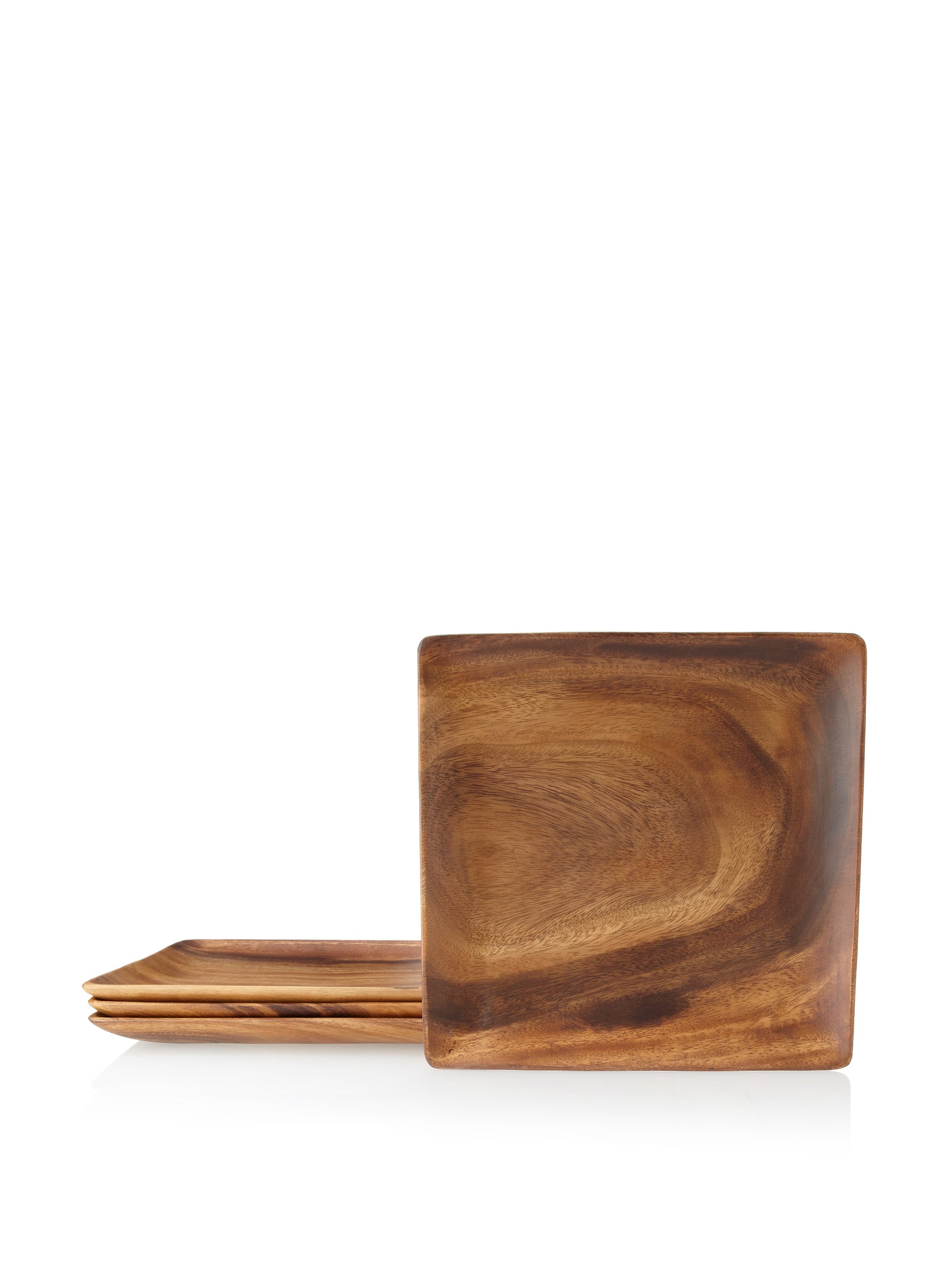 Pacific Merchants Acaciaware 10-Inch Acacia Wood Square Serving Tray