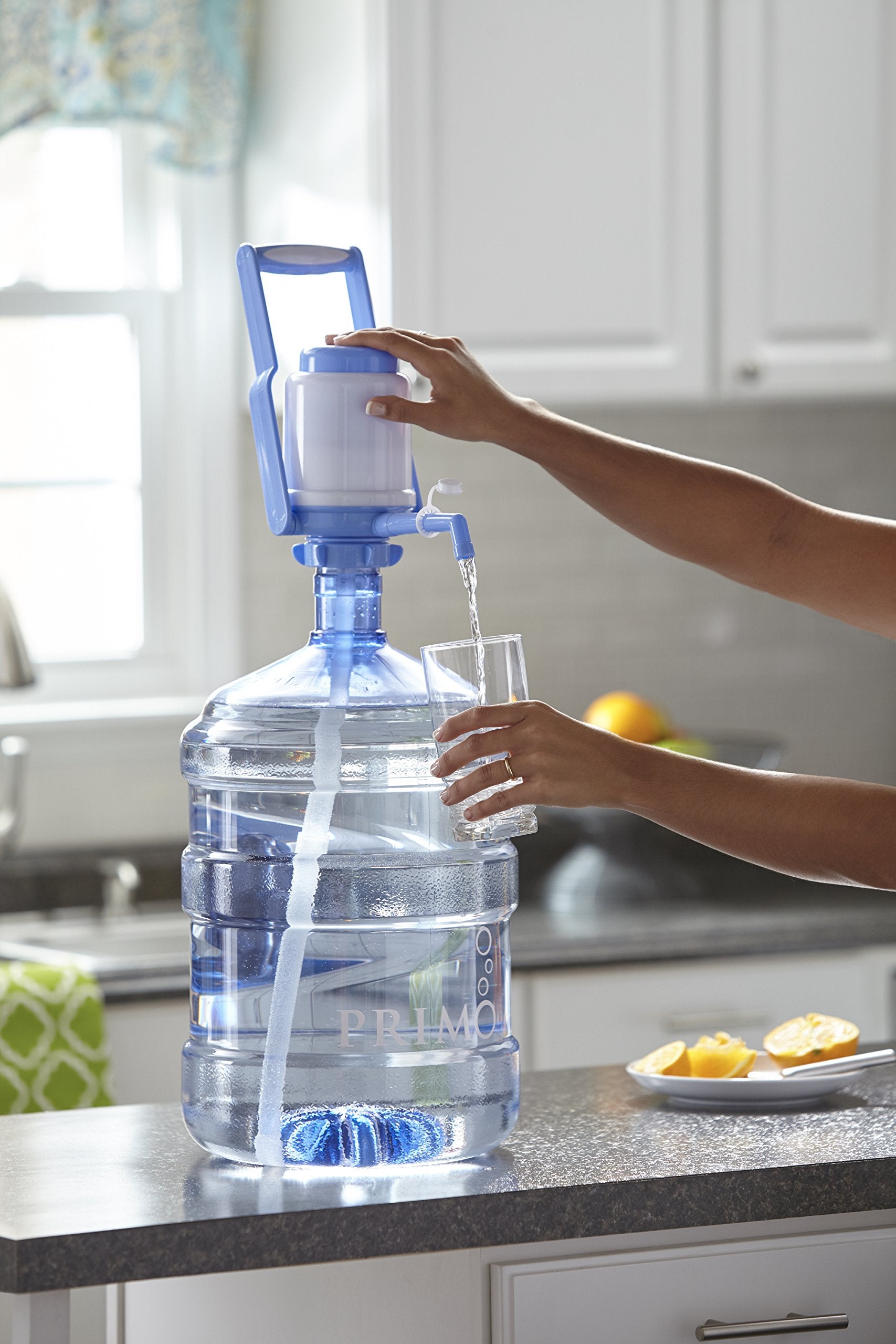 Primo Portable Bottle Pump Water Dispenser - For 3 Or 5 Gallon Jugs