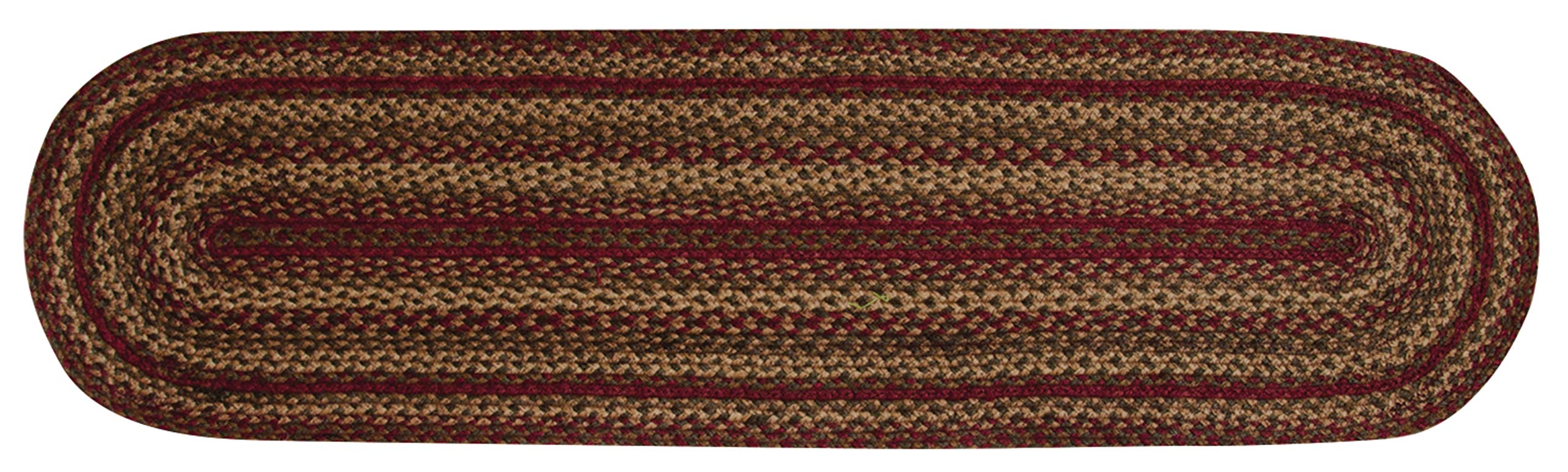 Cinnamon Braided Runner 13 X 48