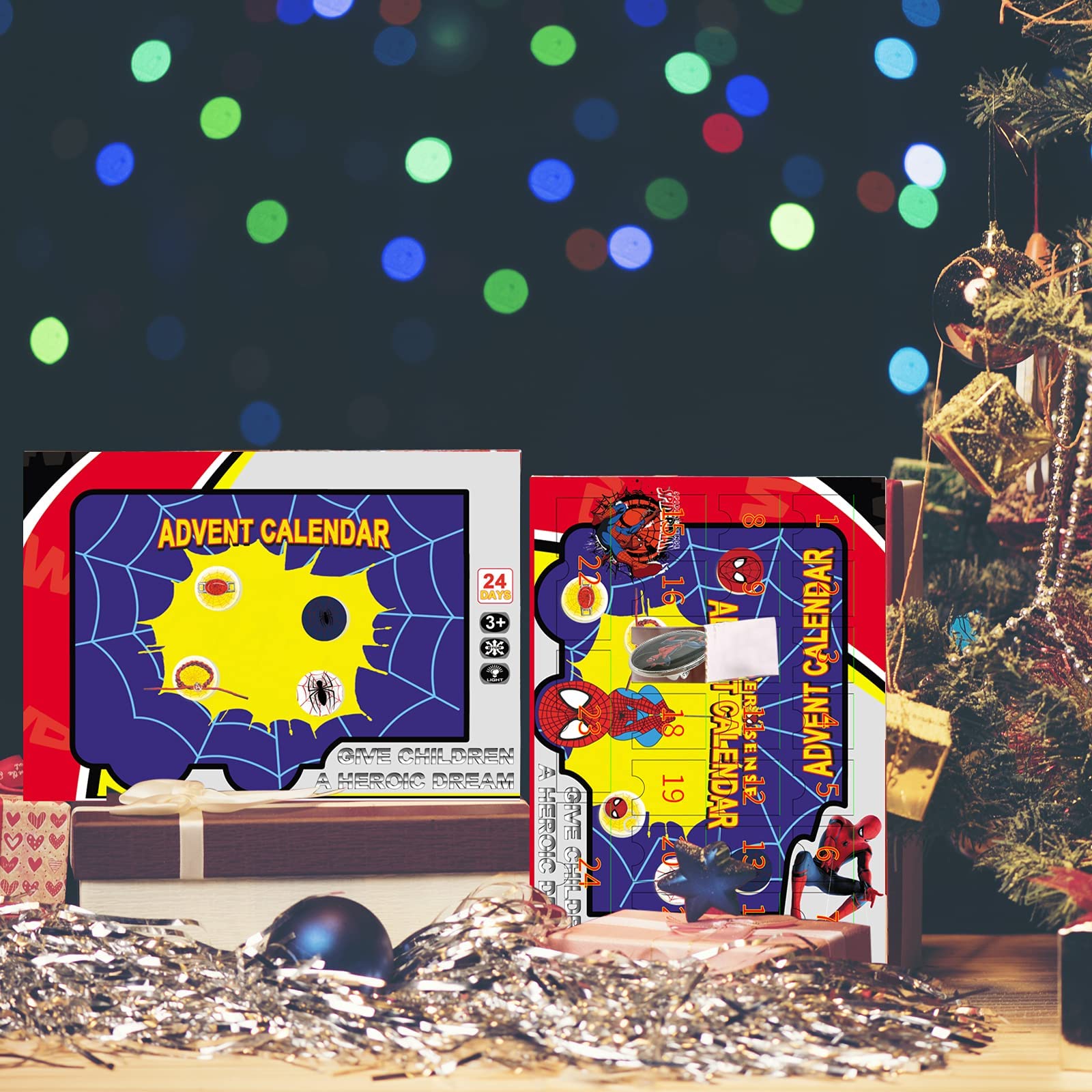 SWIND Advent Calendar 2025 Christmas Countdown Calendar With 24pcs Unique Gift for Girls and Boys Blind Box DIY Creative Decor C