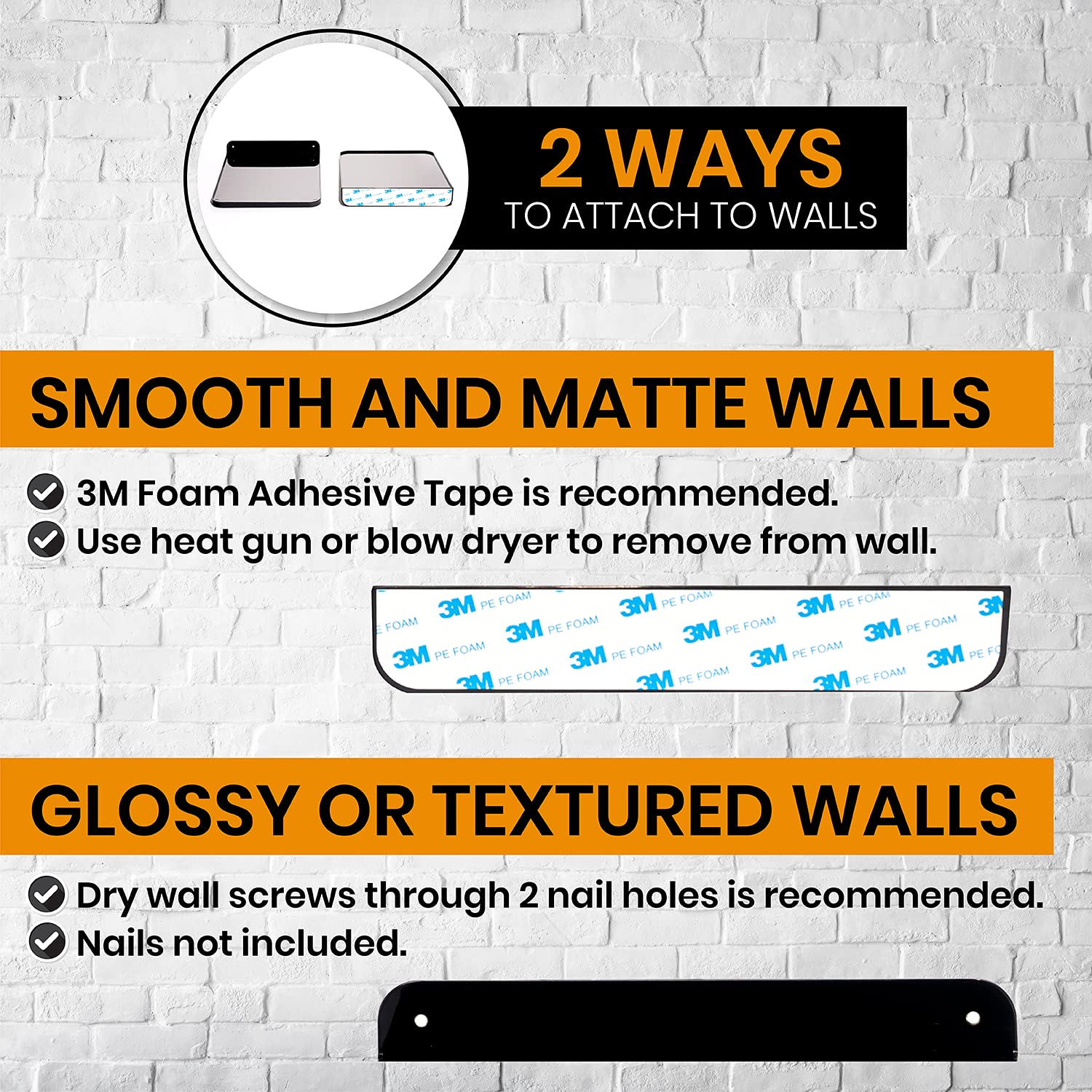 Boxy Concepts Hat Rack For Wall - Pack Of 4 Premium Hat Organizer For Baseball Caps - Hat Storage, Hat Holder, & Hanger Your Bal