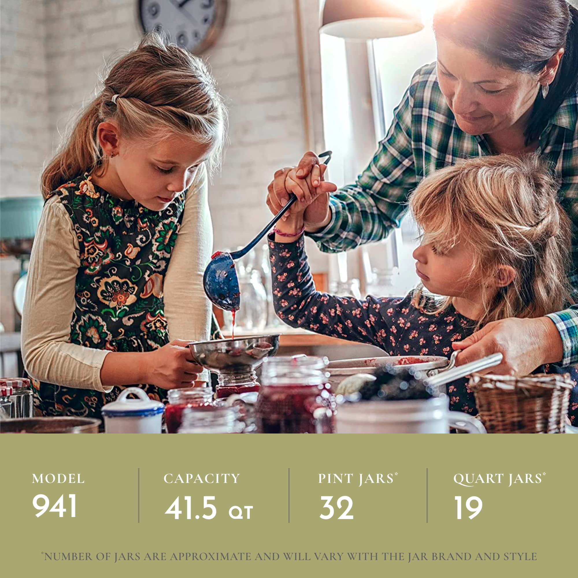 All American 1930: 41.5qt Pressure Cooker/Canner (The 941) - Exclusive Metal-to-Metal Sealing System - Easy to Open & Close - Su