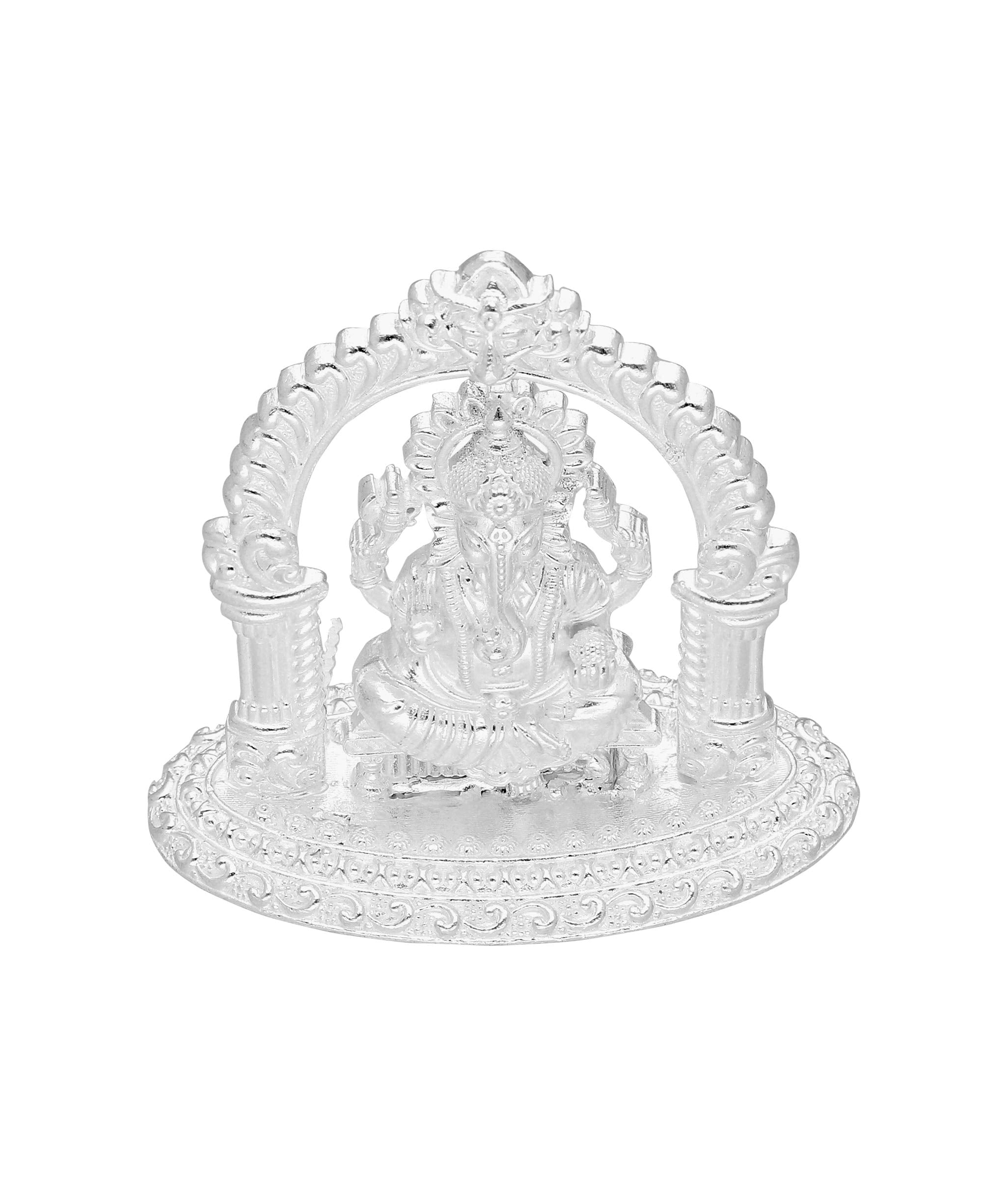 Sri Jagdamba Pearls Dealer Ganesh Idol For Puja