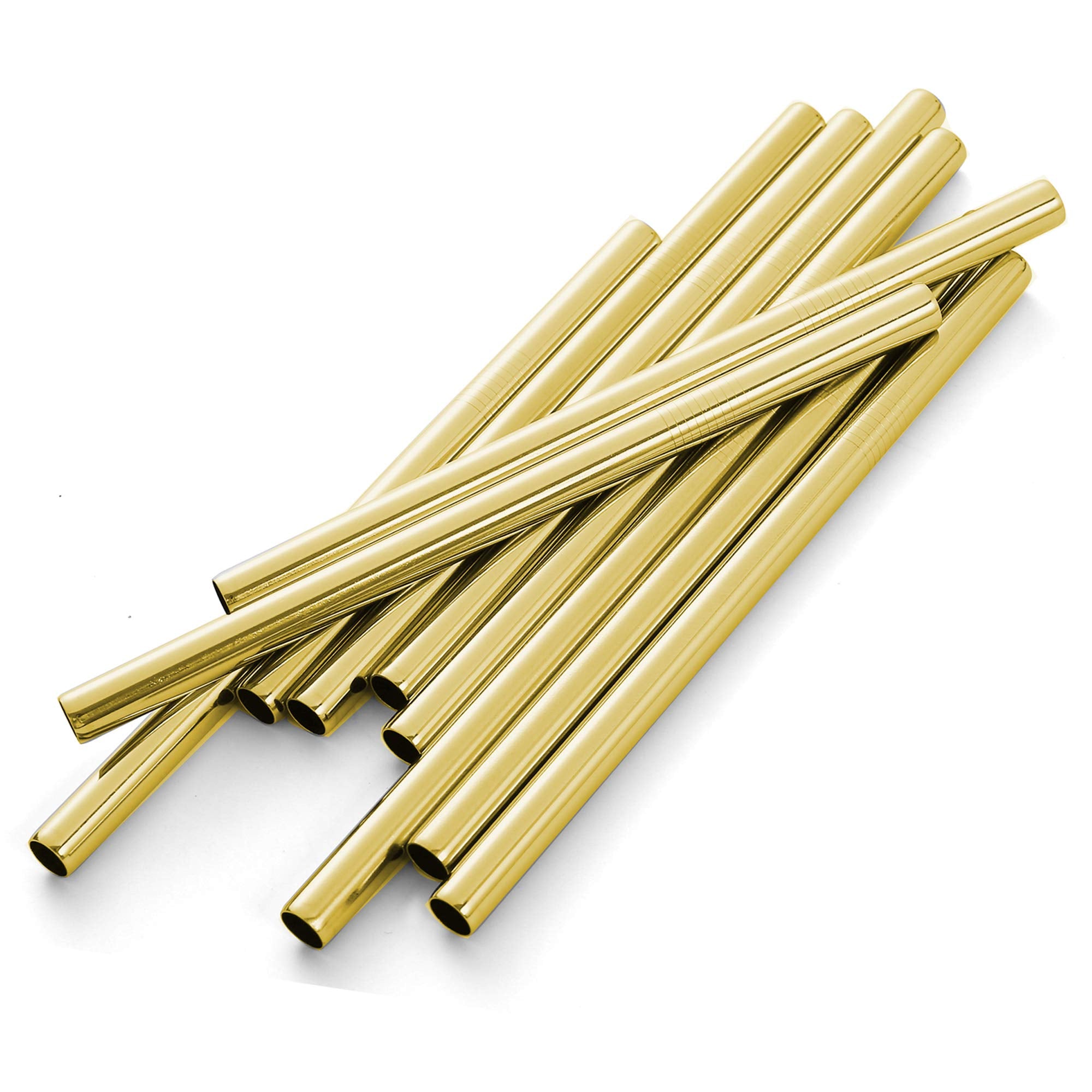 Sunwinc 100Pack Reusable Straws&Jumbo Smoothie Straws-0.5'' Wide. Stainless Steel 18/10 Extra Wide Reusable Metal Straws,Fat Str