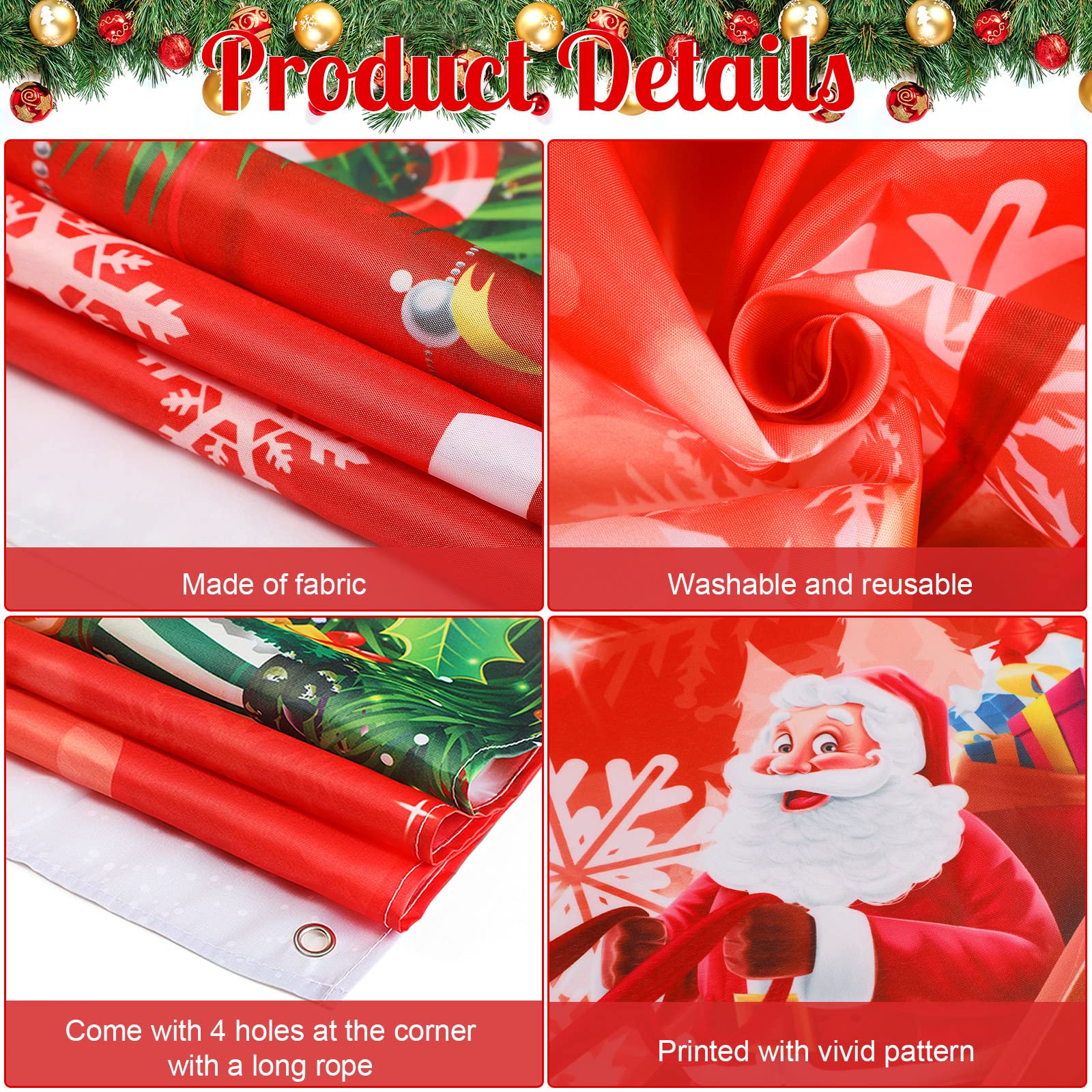 Christmas Decorations Merry Christmas Door Cover Christmas Background Banner Xmas Door Hanging Covers Photo Booth Props For Chri