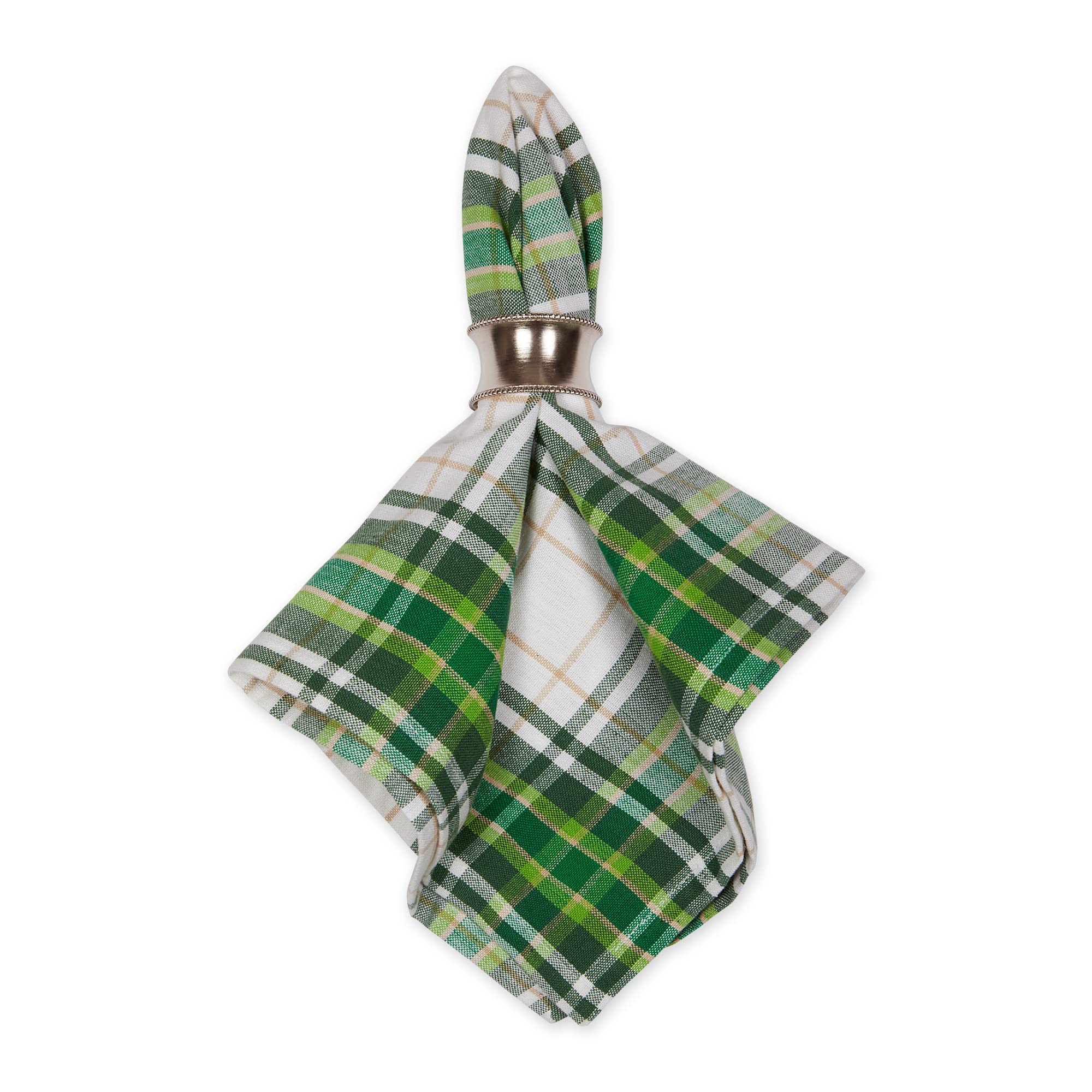 ST. PADDY PLAID NAPKIN SET/6