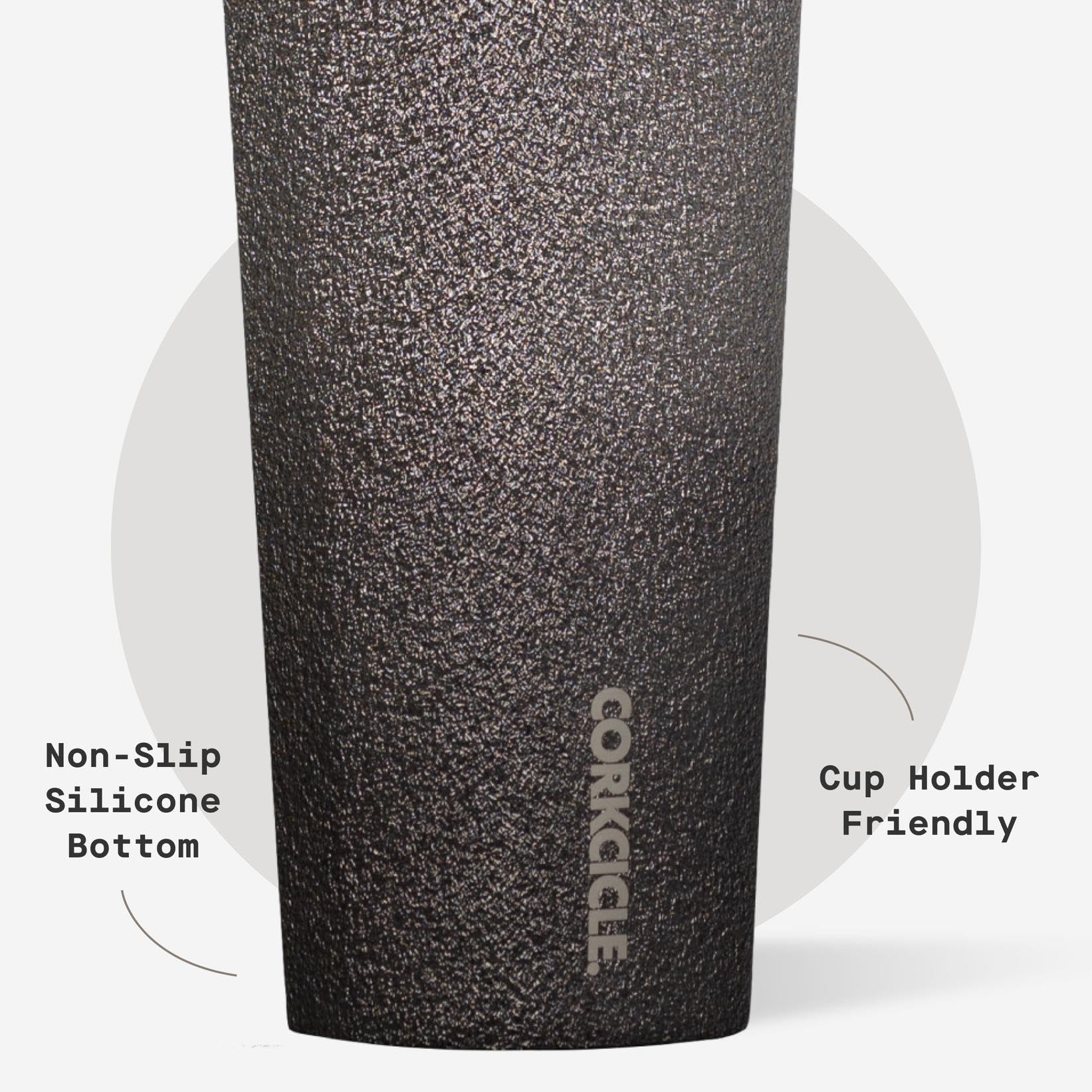 Corkcicle Cold Cup Insulated Tumbler with Straw - Keeps Drinks Cold for 12 Hours - Triple-Insulated Stainless Steel - Leak-Resis