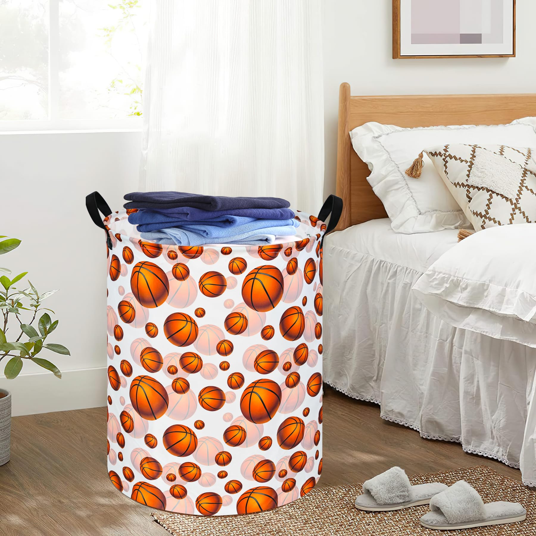 Duyiy Round Laundry Hamper Storage Basket Laundry Organizer Hamper Storage Bins Clothes And Toys Box Nursery Hamper Gift Basket