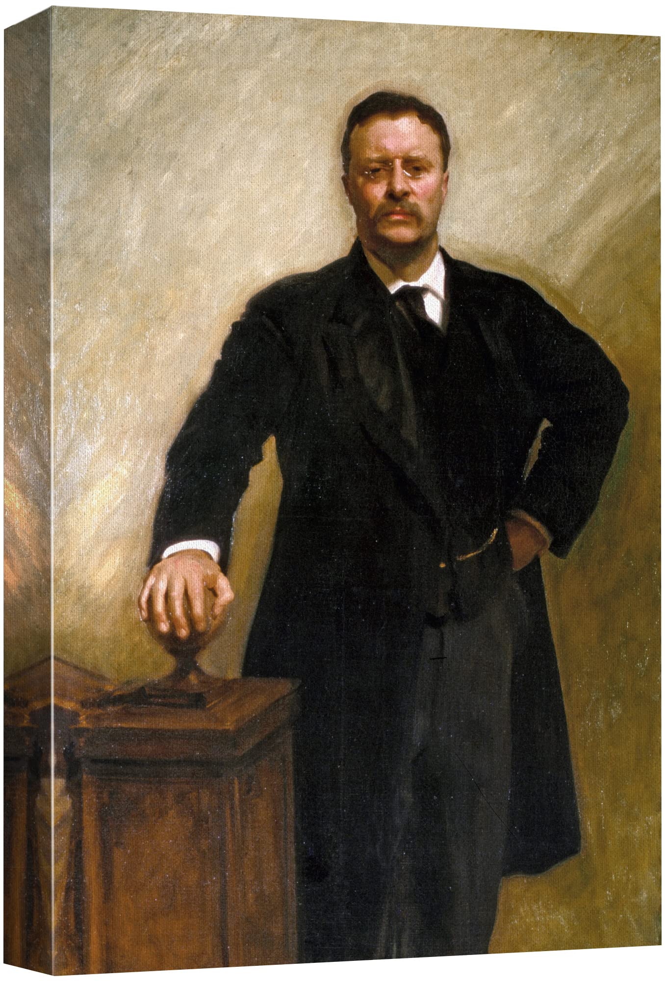 Wall26 Canvas Print Wall Art Portrait Of President Theodore Roosevelt People Pop Culture Historical Realism Famous Closeup Color