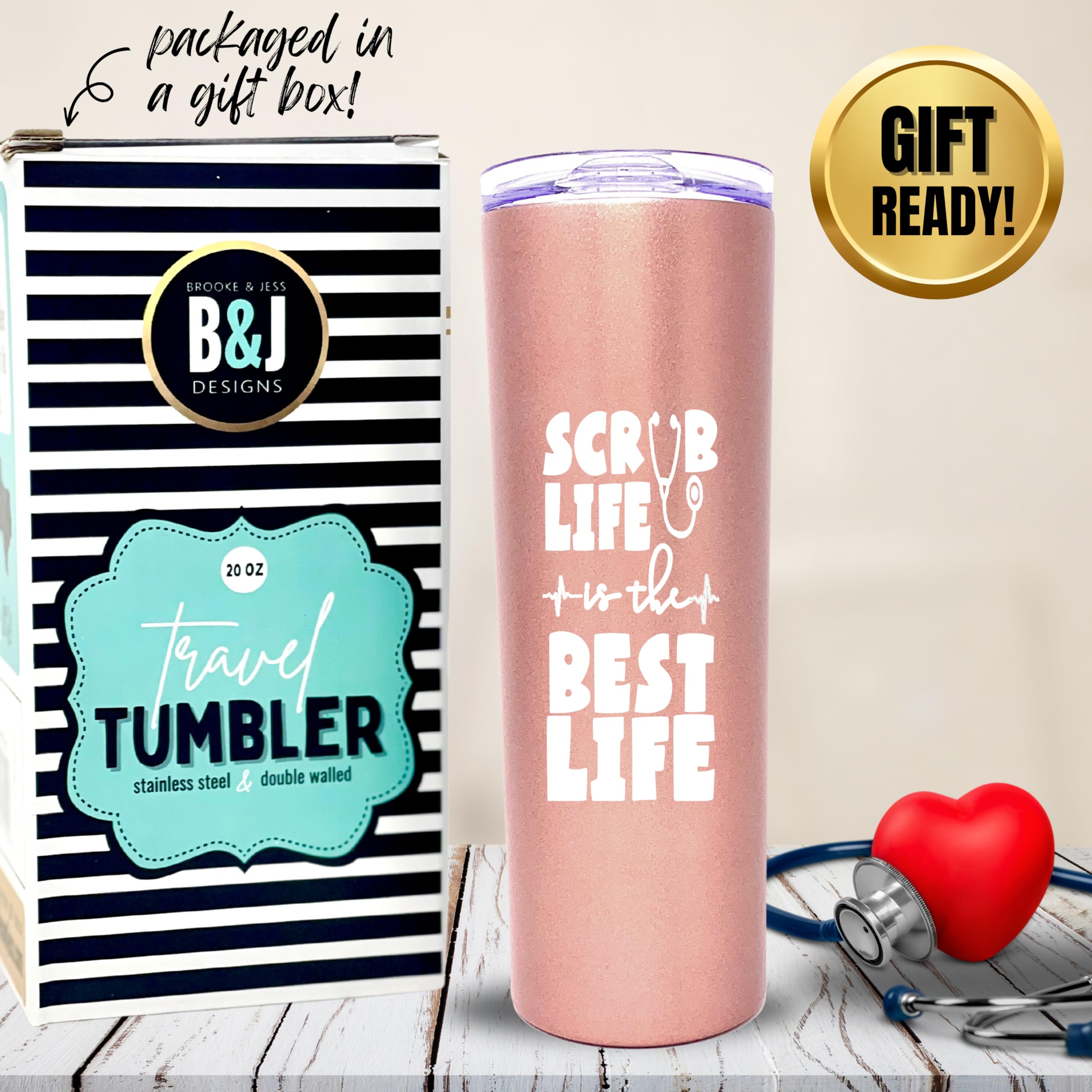 Nurse Gifts For Women - Nurse Tumbler, Cups, Mug, Water Bottle - Gift For Medical Assistant, Lpn, Rn, Cna, Nursing Student Gradu