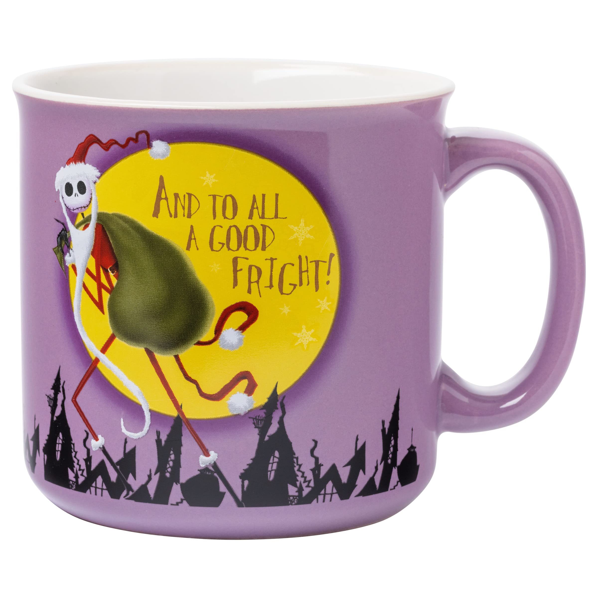 Disney The Nightmare Before christmas Santa Jack ceramic camper Mug  20 Ounces