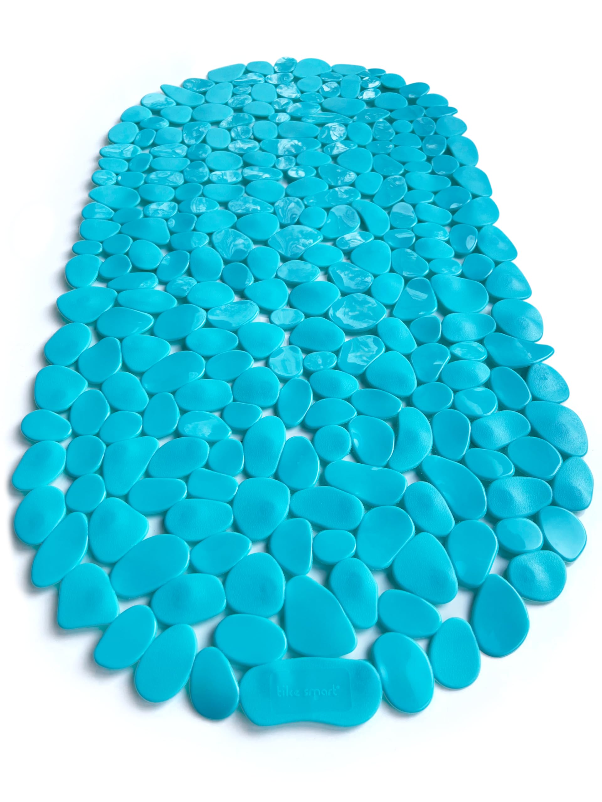 Tike Smart Pebbles    Non-Slip Bathtub & Shower Mat 27   X14    Oval - Non-Toxic - Safe, Clean, Machine-Washable, Superior Grip