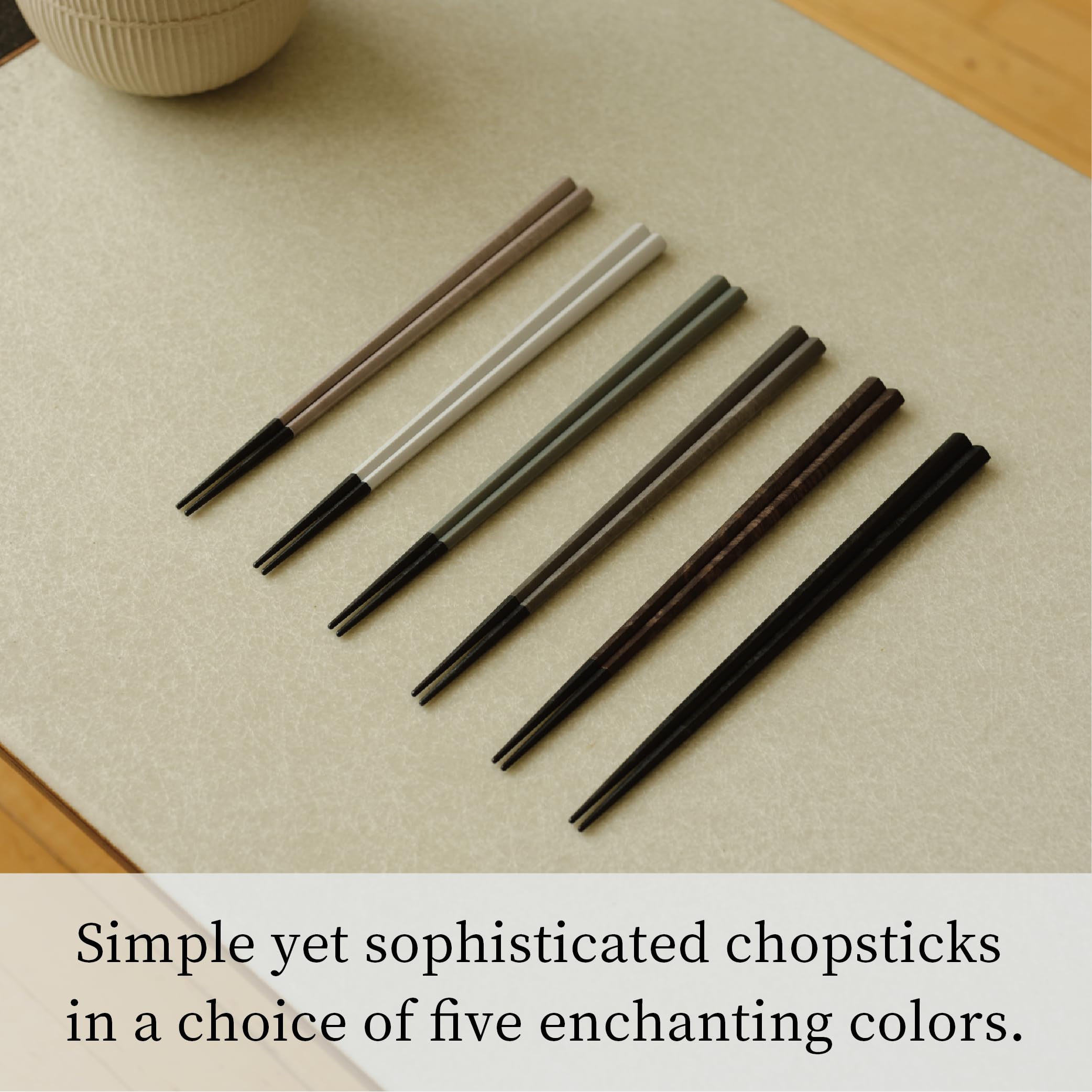 ARAS A_07GR Chopsticks  Japanese Dinnerware  Green Gray  9.1 inches (230 mm)  Lifetime Breakage Guarantee  Gift  Outdoor  Dishwasher Safe  Made in Japan