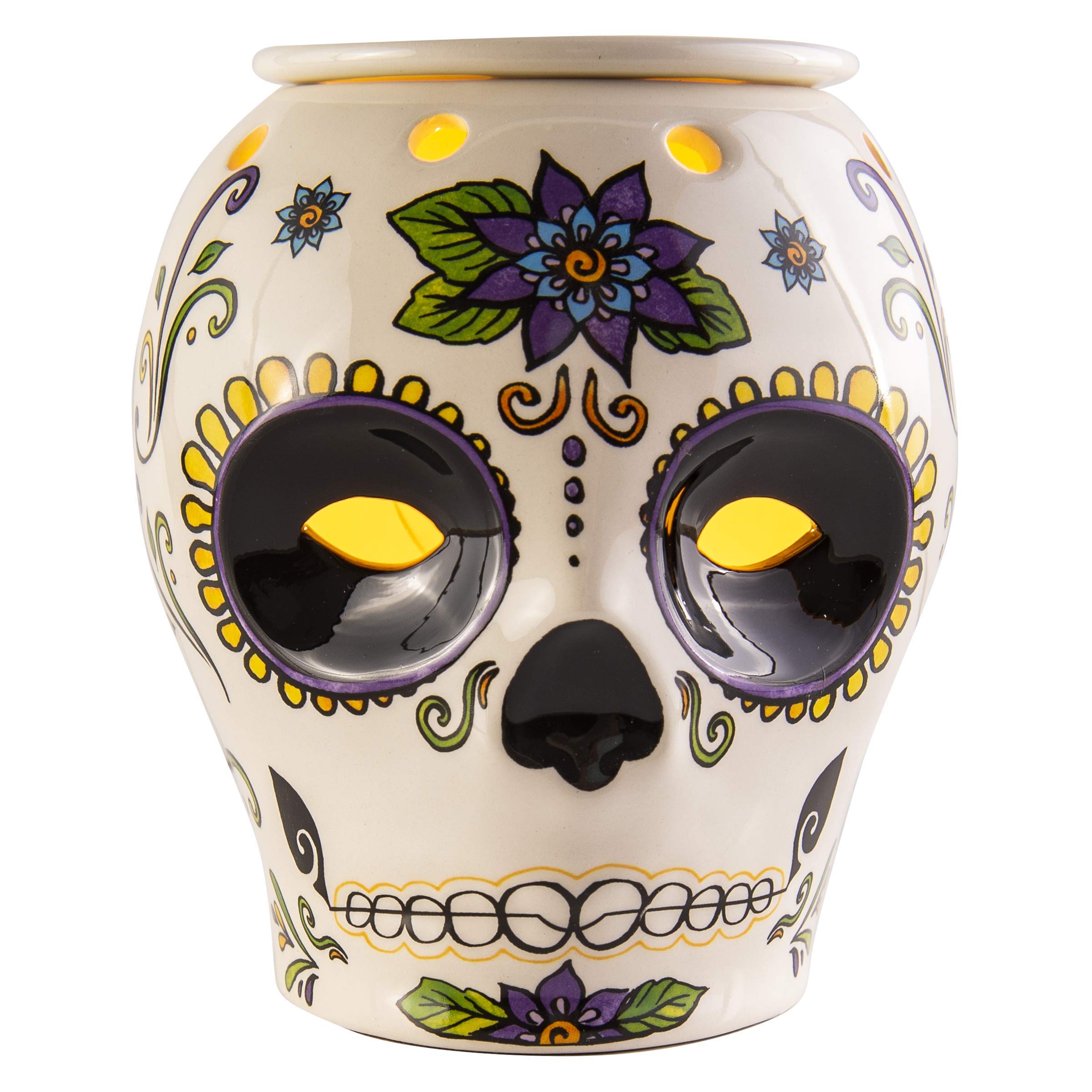 Scentsationals Day of The Dead Collection - Scented Wax Cube Warmer - Wax Fragrance Melter - Skull Wickless Electronic Home Air 