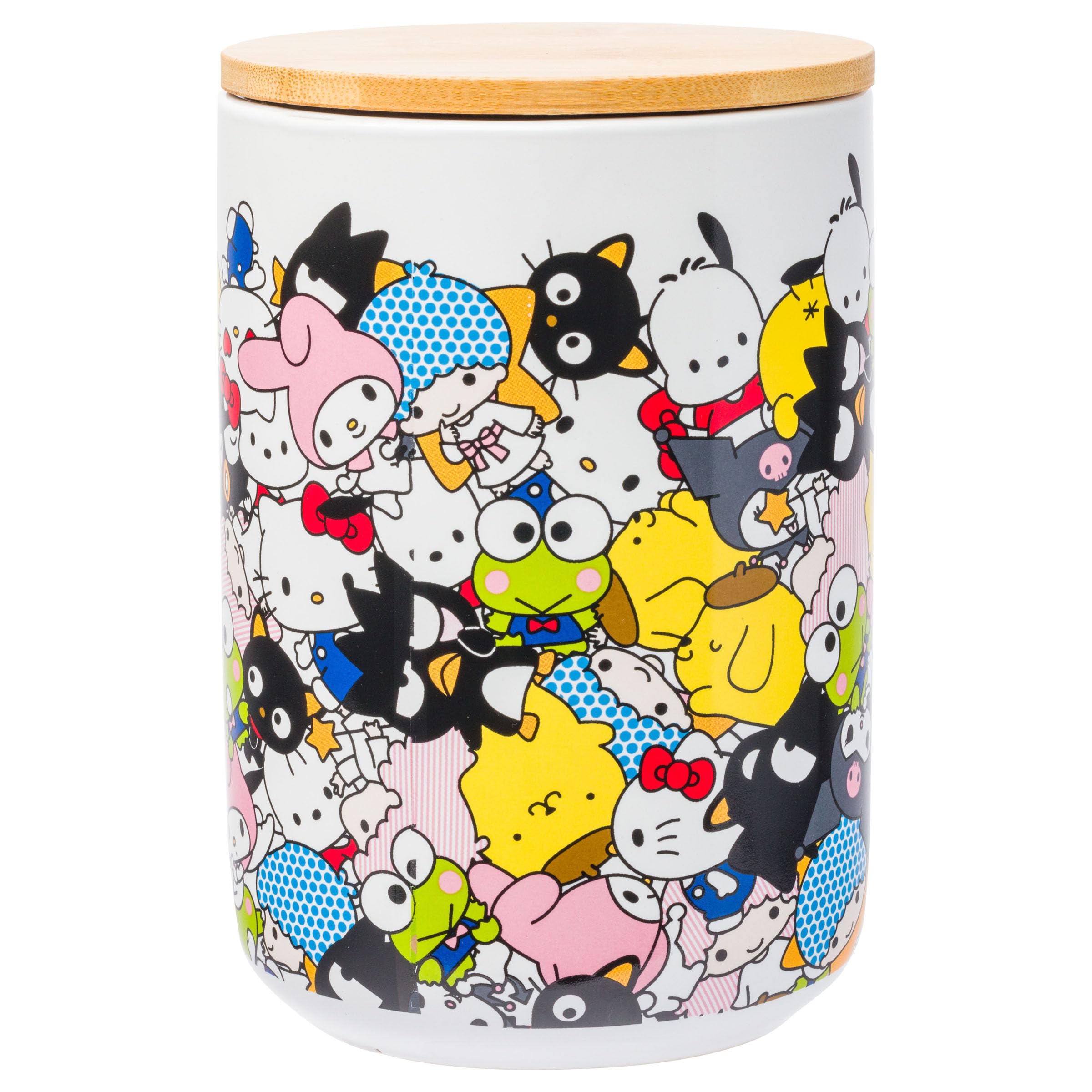 Silver Buffalo Sanrio Hello Kitty And Friends Badtz-Maru, Keroppi, My Melody, Pochacco, Chococat, Pompompurin, Little Twin Stars