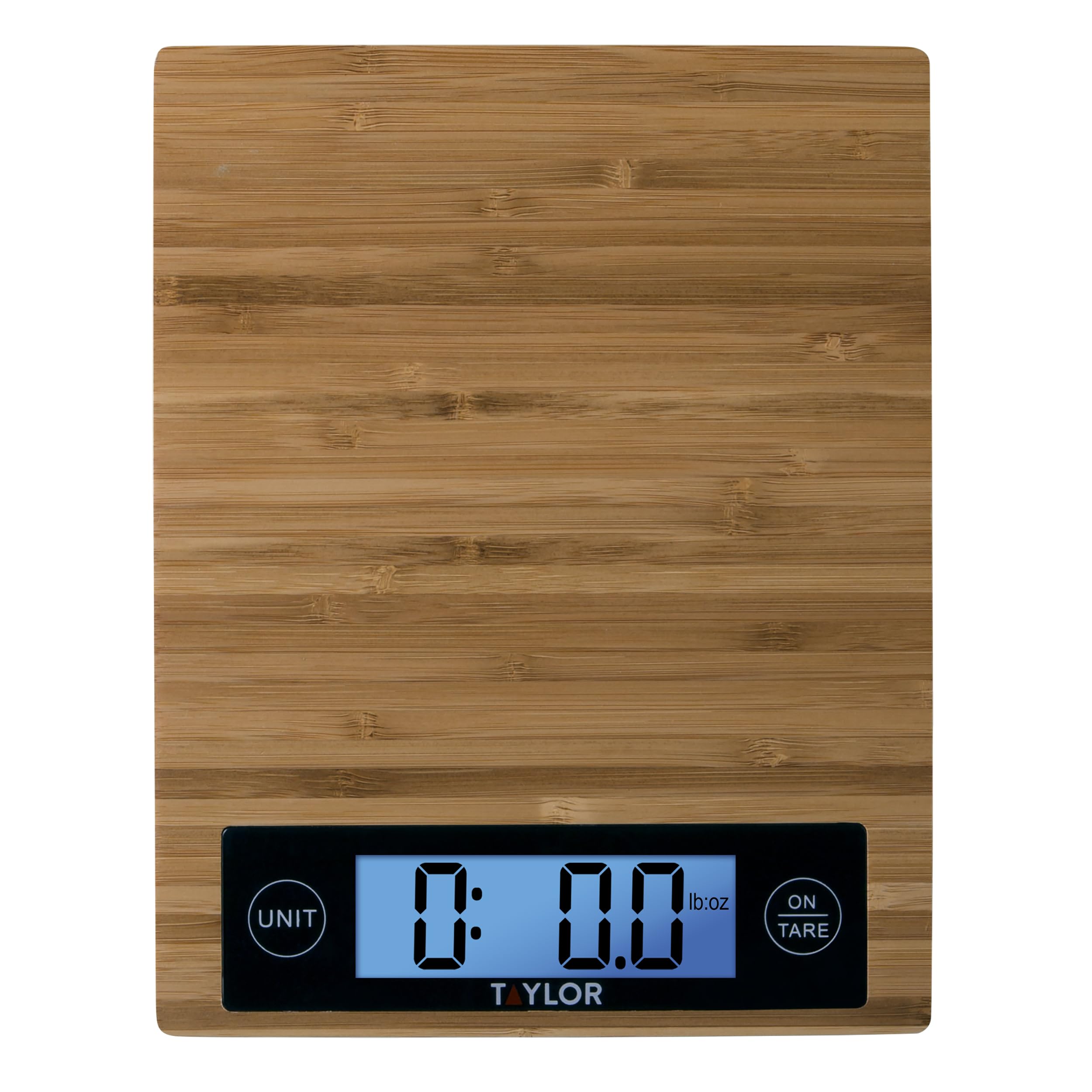 Taylor Bamboo Digital Food Scale - Brown