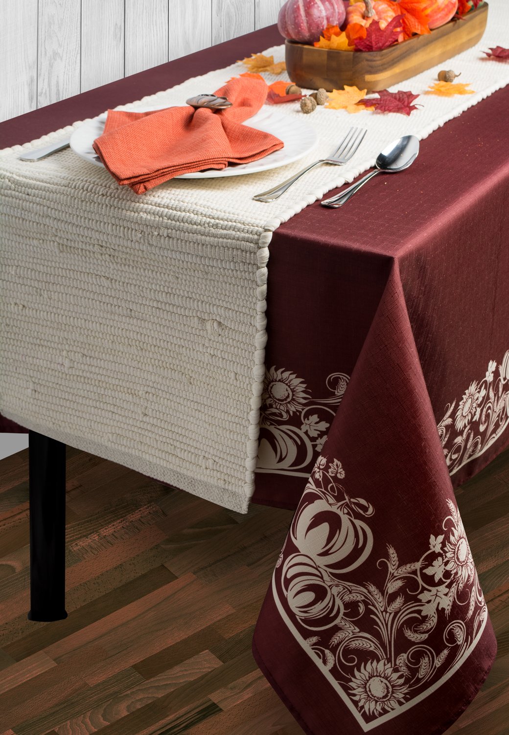 Dii Handmade Chindi Tabletop, Reversible And Machine Washable, Table Runner, 14X72, Natural