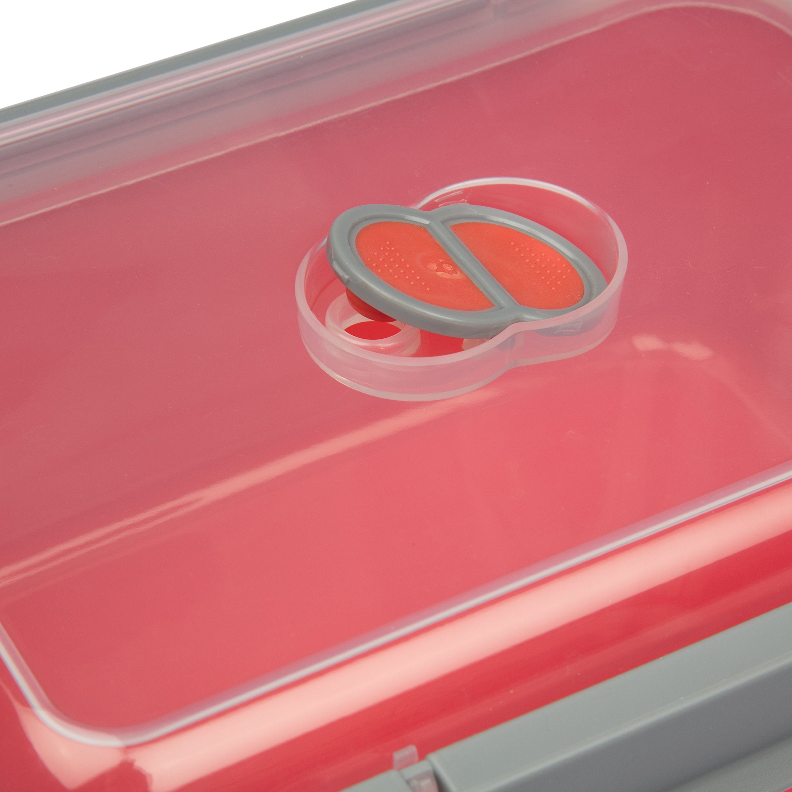 Microwave Food Storage Containers- Set Of 3 Nesting Microwave Cookware Meal Prep Containers W Locking Steam Vent Lids- Bpa Free,