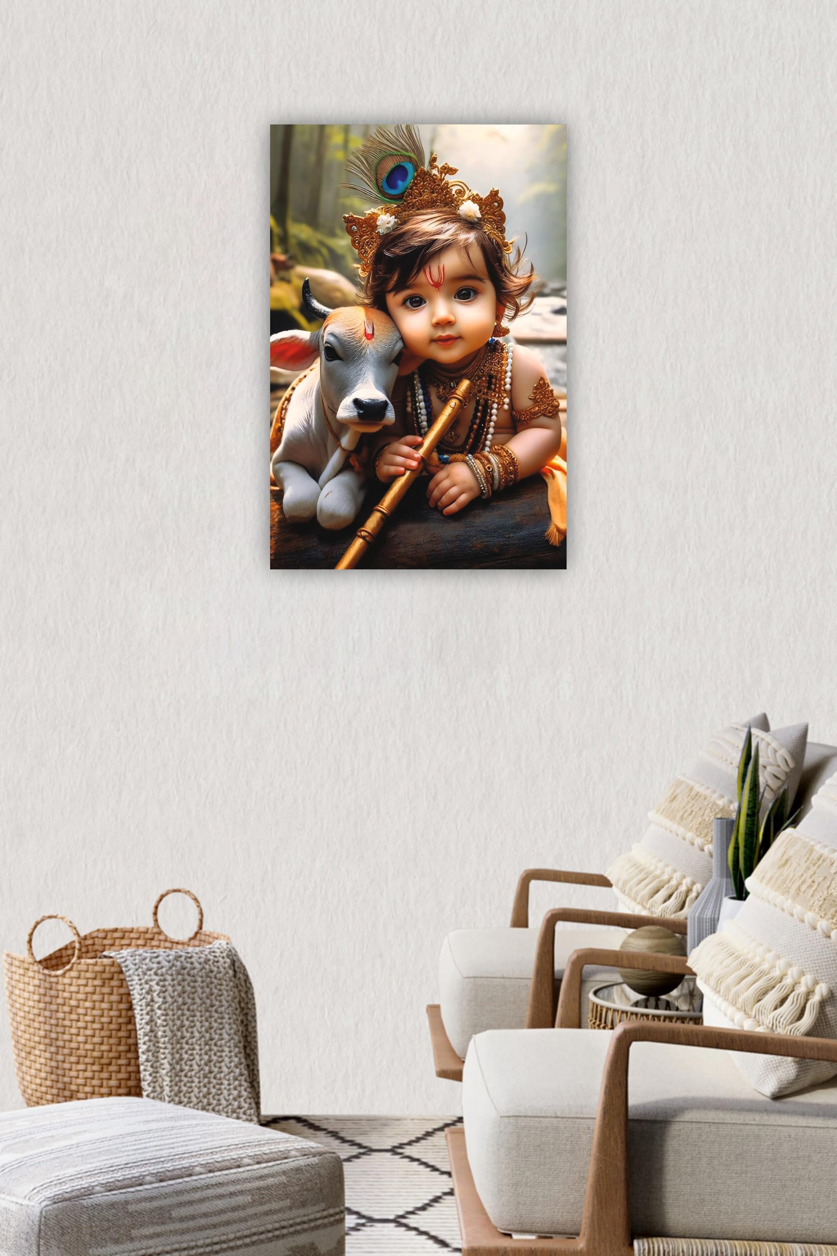 Graphic Word _Religious God Poster Size 12 X 18 Inch (Design 8)