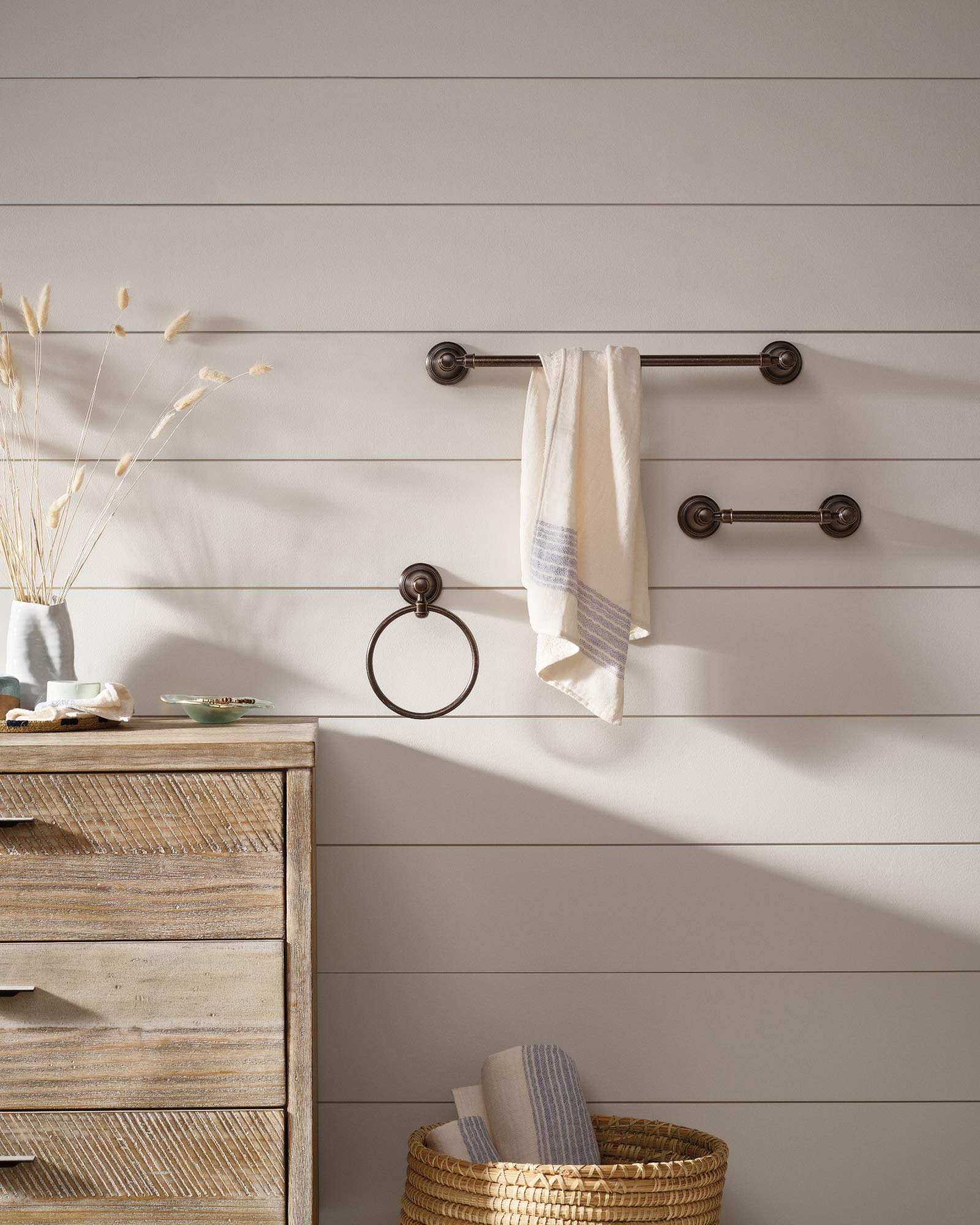 Moen Dn3686Orb Inspirations Towel Ring, Oil Rubbed Bronze