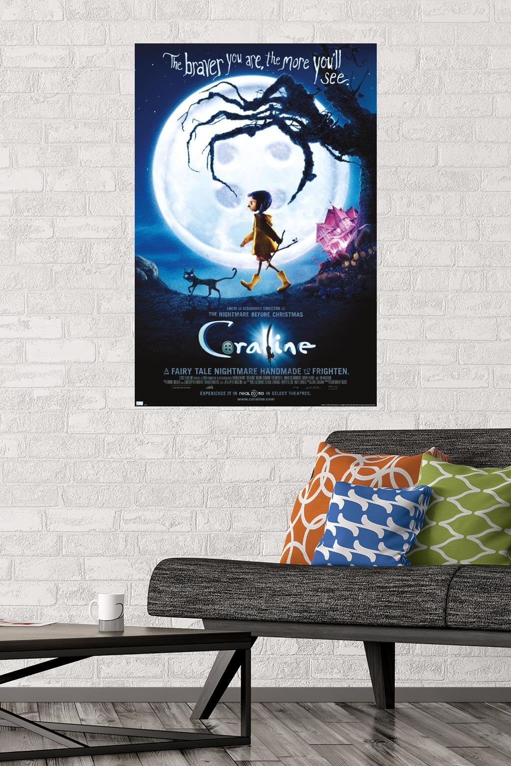 Trends International Coraline - Braver One Sheet Wall Poster, 34L X 22.4W, Unframed Version