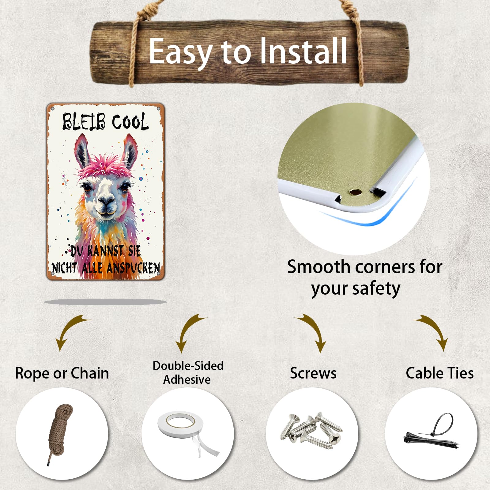 KIYOYO Vintage Tin Sign Metal Poster Plaque Hello Sweet Cheeks Sasquatch Bathroom Poster Bigfoot Knowledge Poster Metal Sign Iro