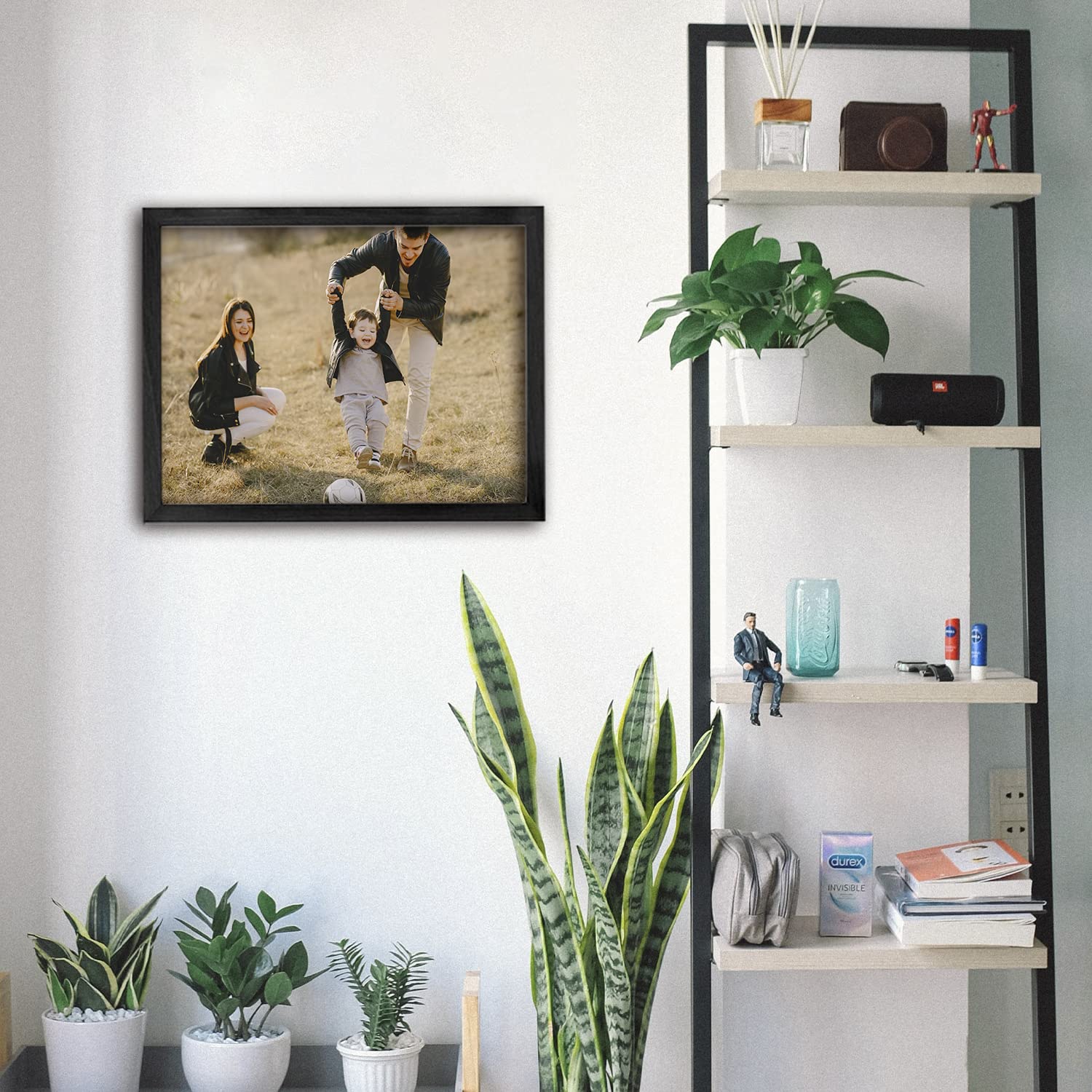 Framed Custom Canvas Prints With Your Photos Personalized Photo To Canvas Print Gifts For Couples Friends Family Baby Pets 24X16