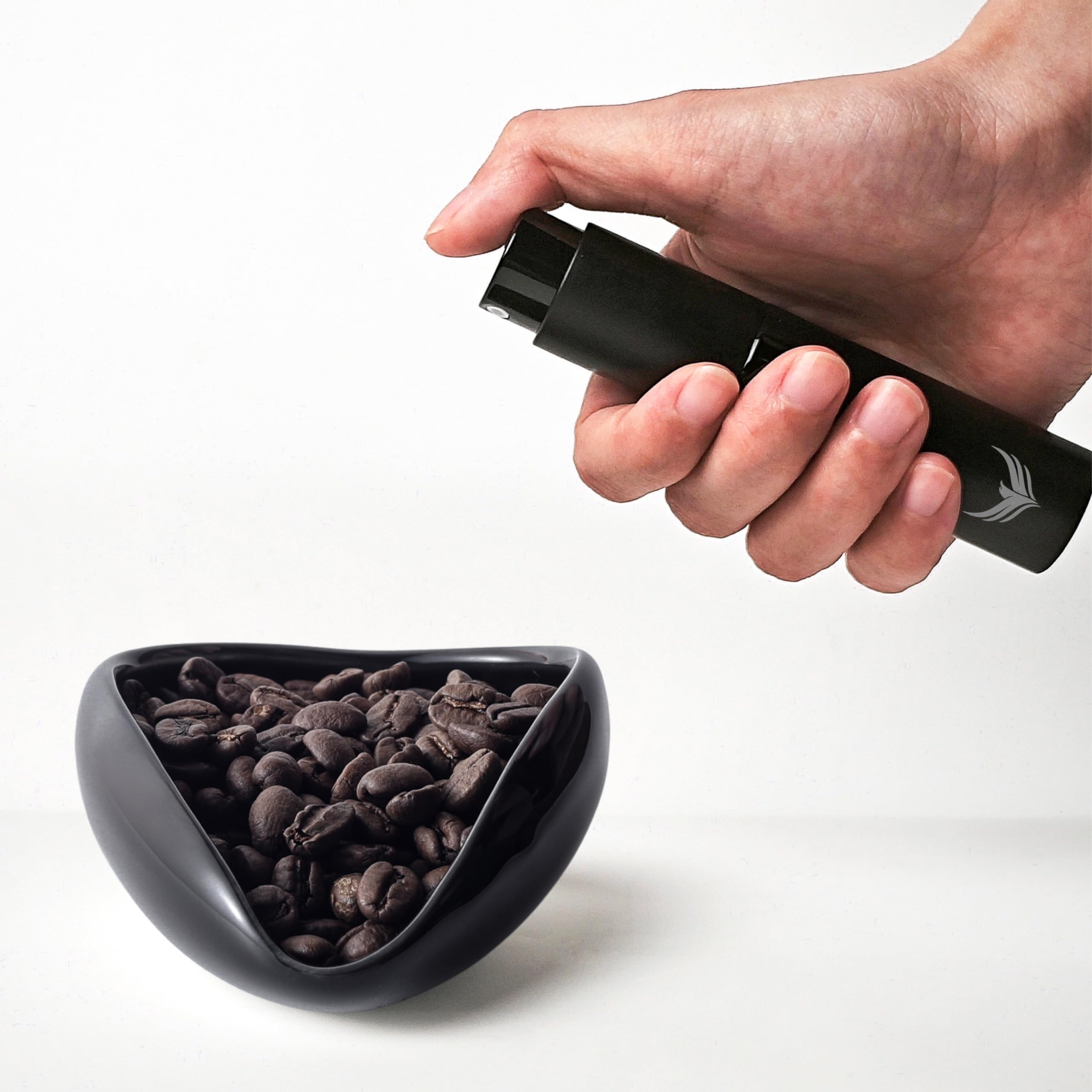 Coffee Bean Dosing Cup And Rdt Spray Bottle Set Coffee Bar Accessories Ceramic Dosing Vessel/Single Dose Measuring Tray Kit/Coff