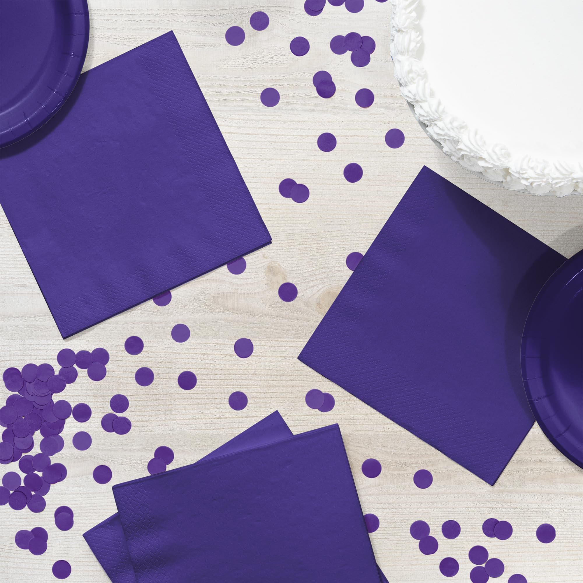 Creative Converting Lunch Napkins  One Size  Purple