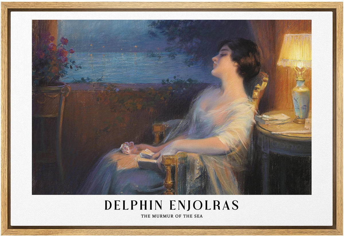 Wall26 Framed Canvas Print Wall Art The Murmur Of The Sea By Delphin Enjolras Historic Classical Illustrations Fine Art Decorati
