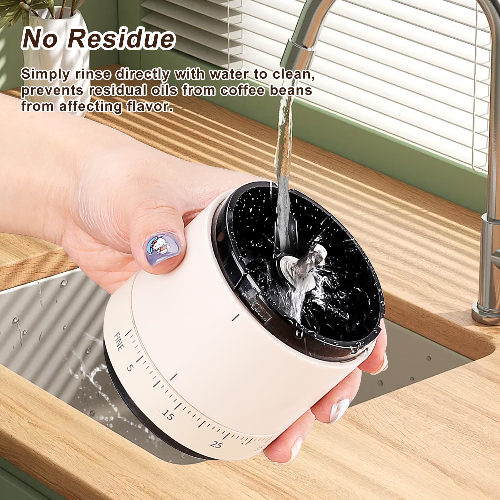 Mongdio Portable Electric Coffee Bean Grinder With 38 Adjustable Settings, Rechargeable Coffee Grinders For Home Use, Coffee Gri