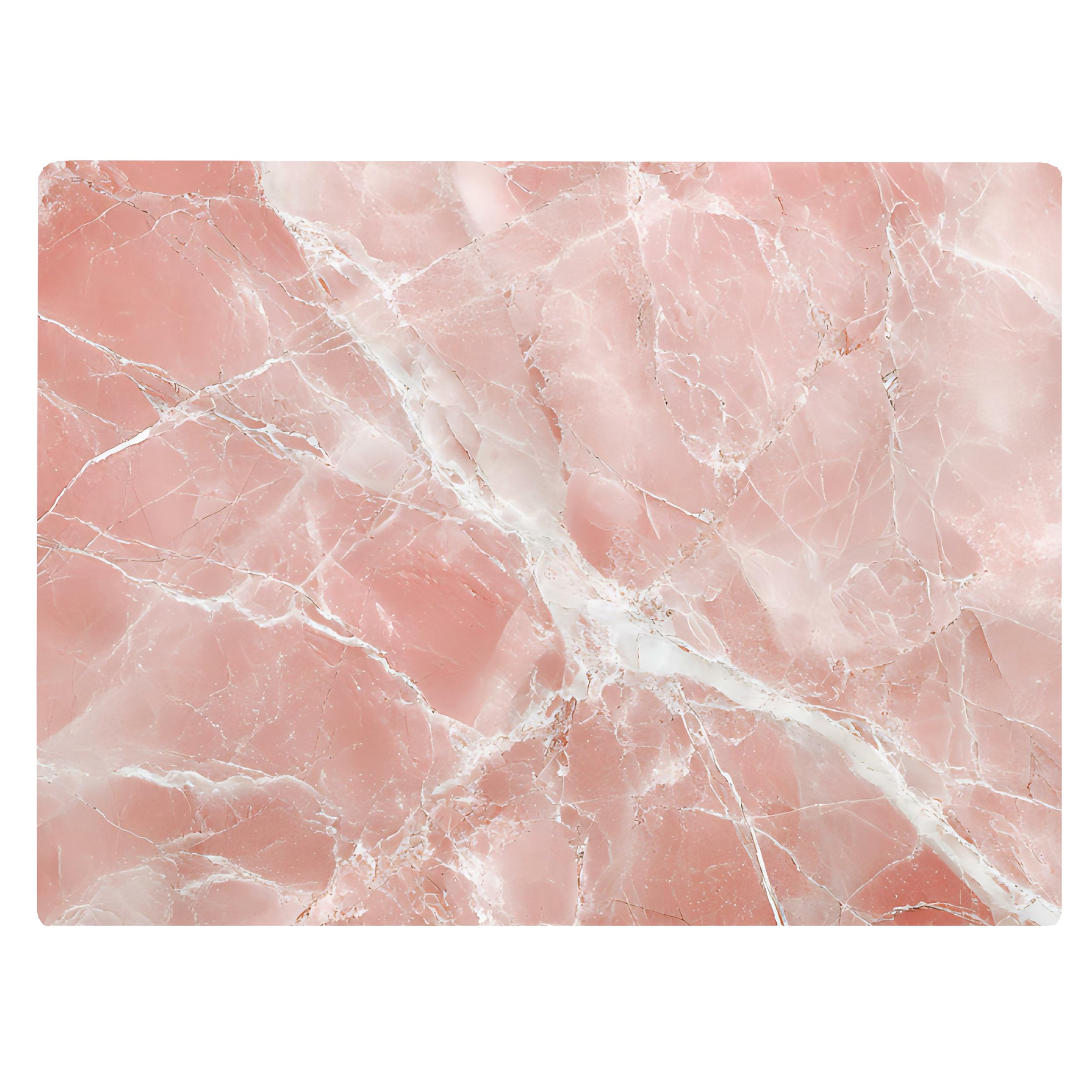 White Pink Rose Quartz Agate Marble Kitchen Glass Cutting Board Ocean Decorative Gift Marbled Granite Stone Rock Gift For Her Mo