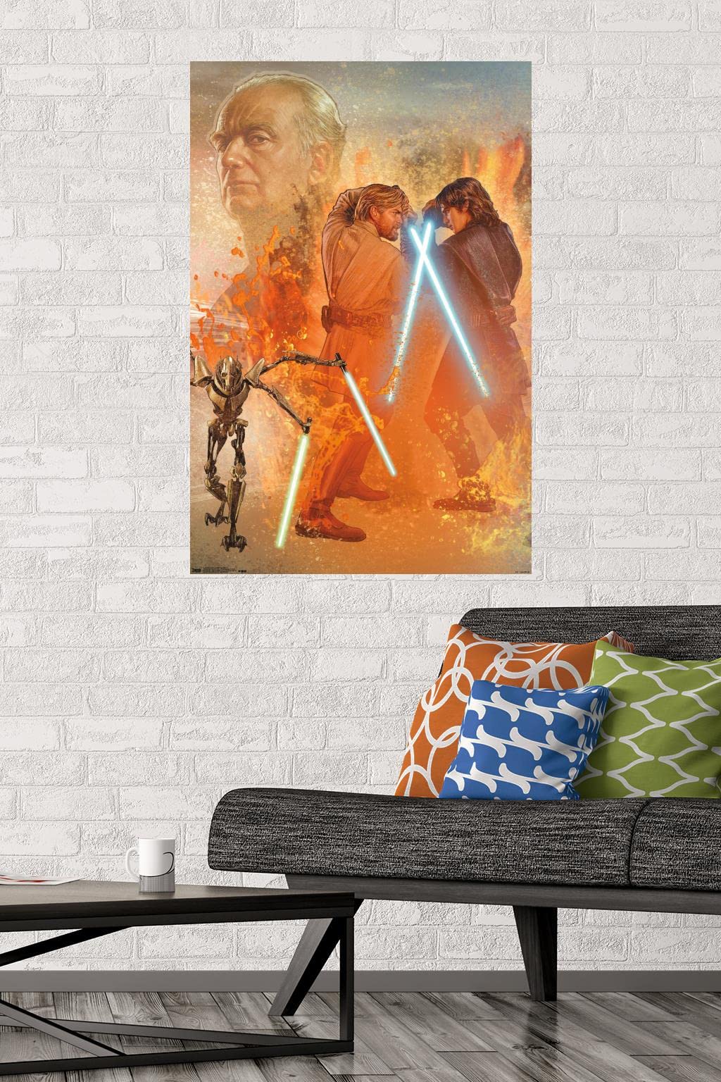 Trends International Star Wars: Revenge Of The Sith - Celebration Mural Wall Poster, 22.375'' X 34'', Premium Unframed Version