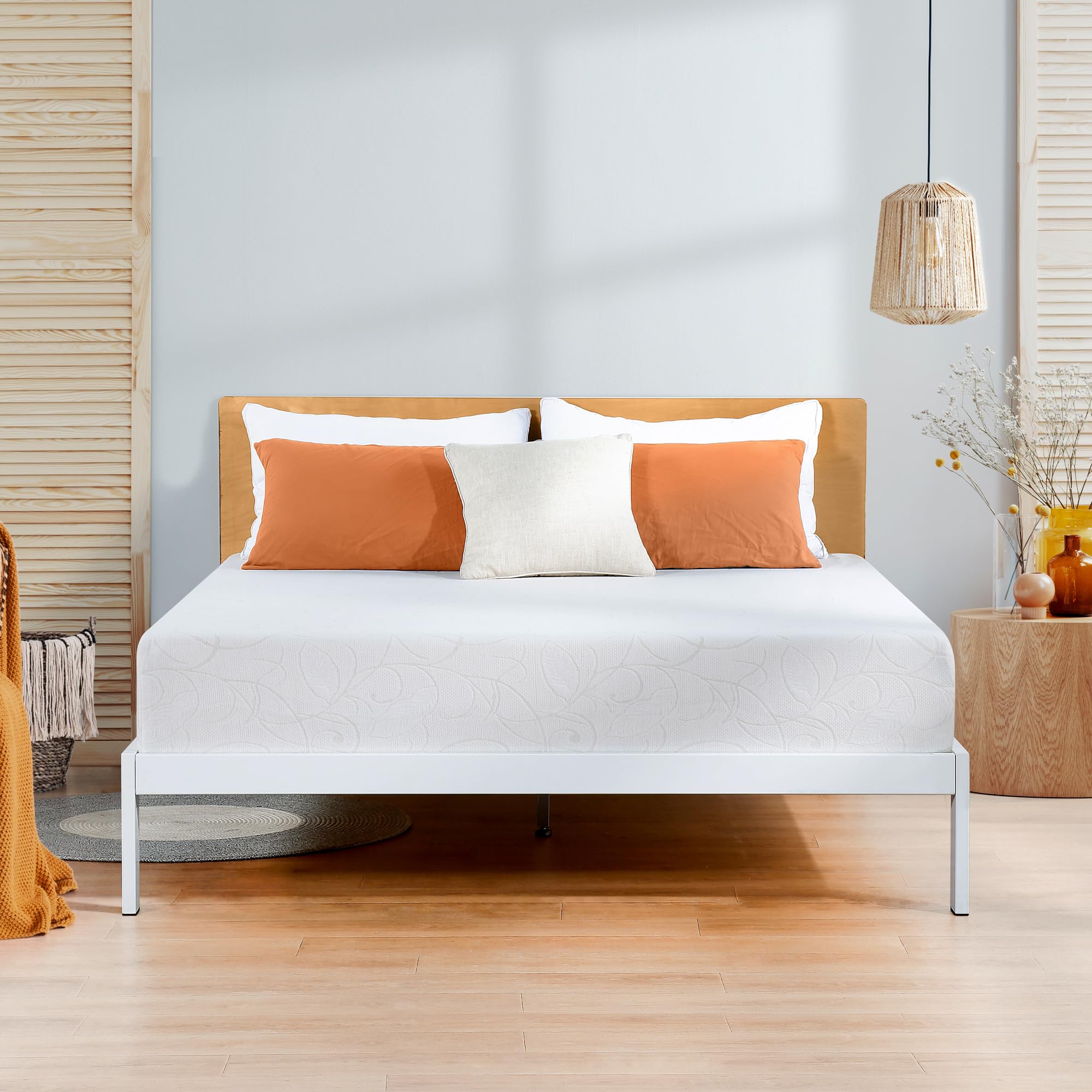 Primasleep Full Mattress, 7 Inch Deluxe Gel Memory Foam Mattress, Gel Infused For Comfort And Pressure Relief, Certipur-Us Certi