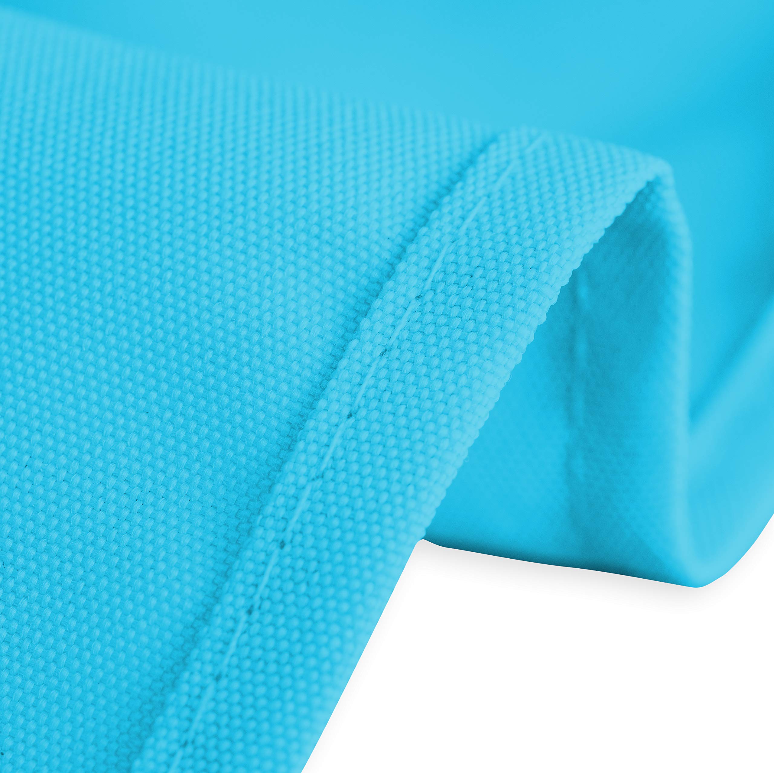 Linentablecloth 60-Inch Square Satin Overlay Turquoise