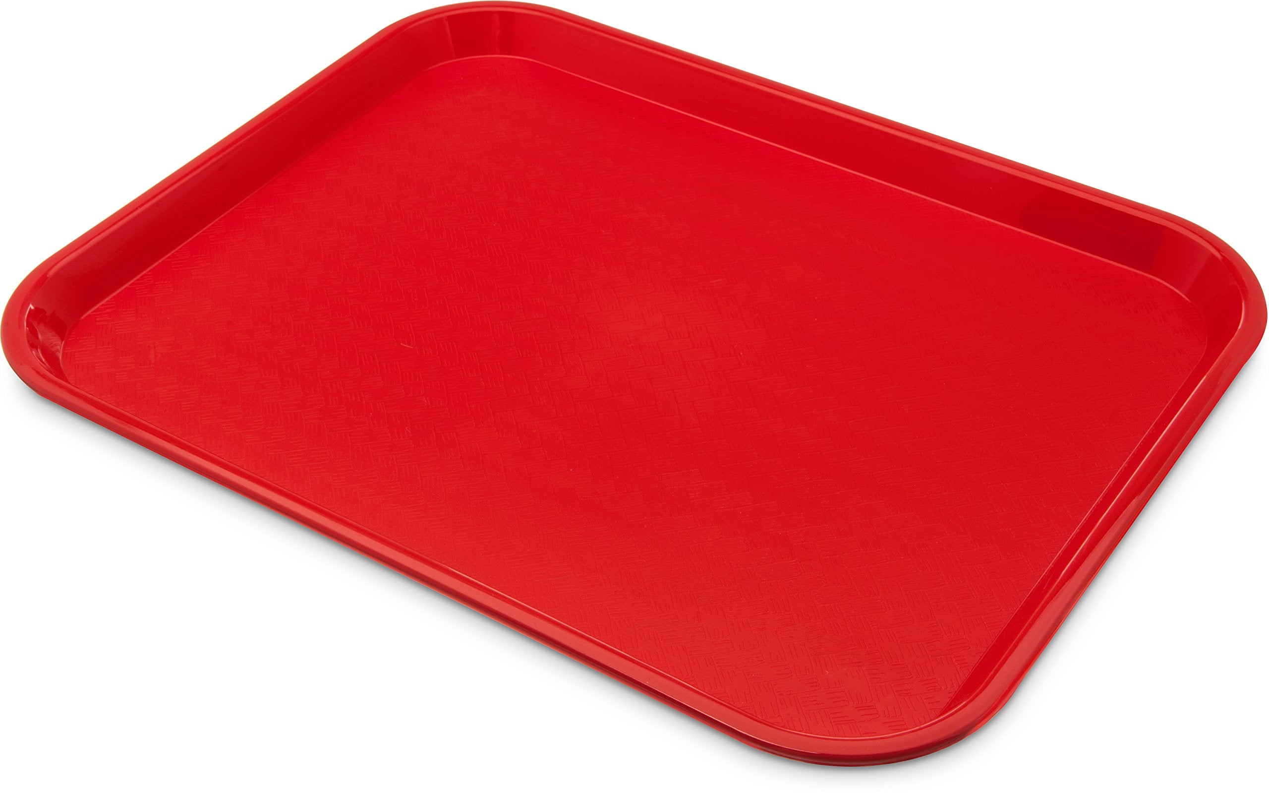 Carlisle Foodservice Products Cafe Fast Food Cafeteria Tray With Patterned Surface For Cafeterias, Fast Food, And Dining Room, P