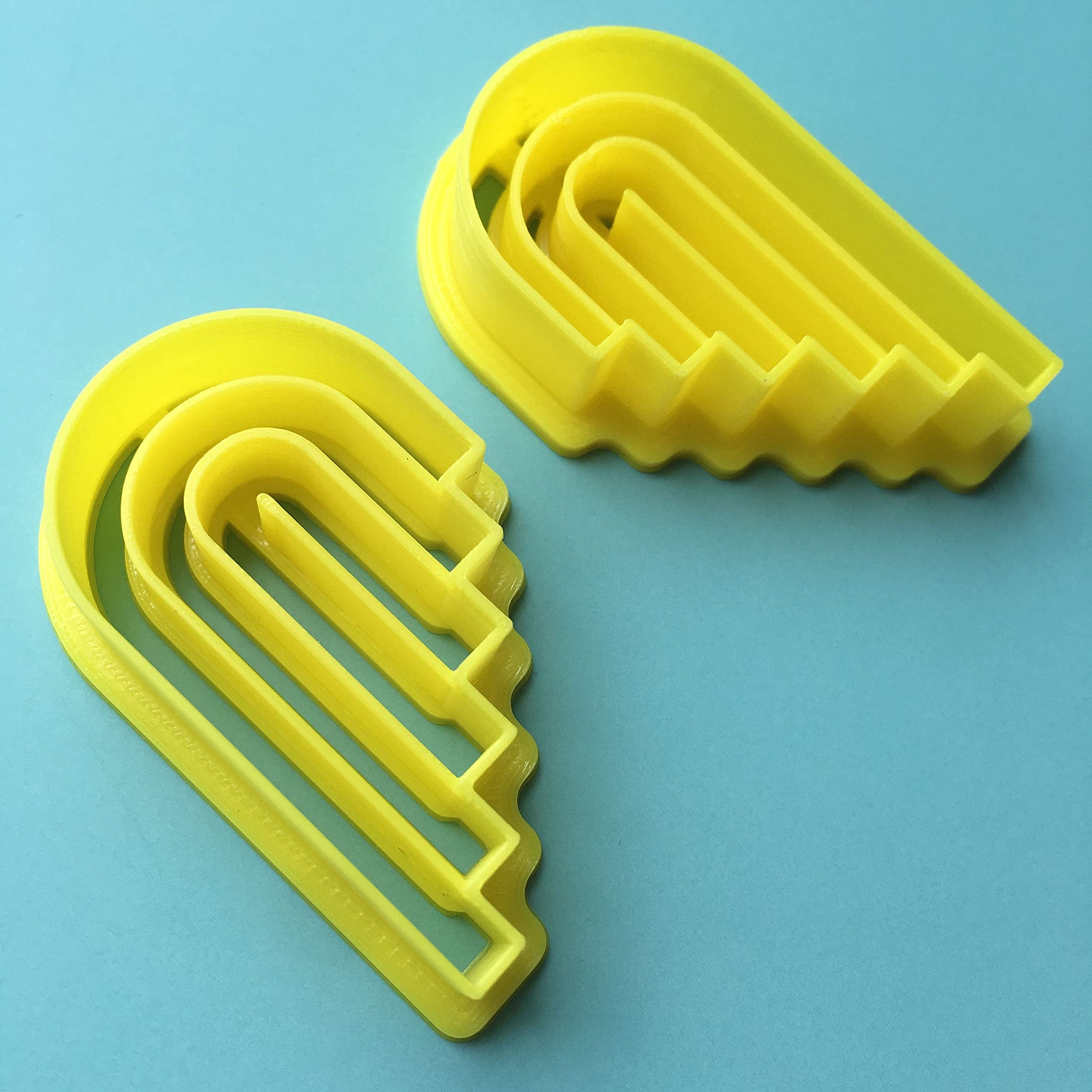 Chenrui Set Of 2 Art Deco Polymer Clay Cutter, Earring Clay Cutter