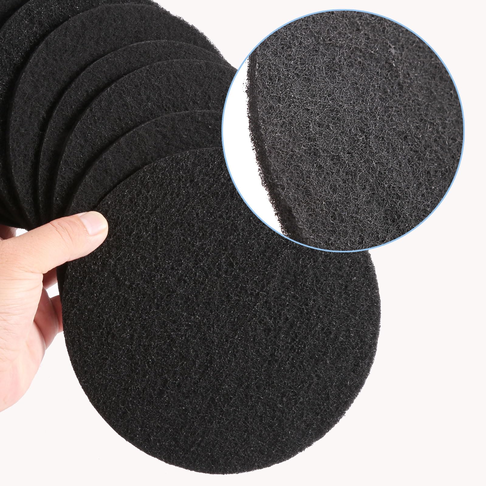 Charcoal Filters For Kitchen Compost Bin, 10 Pack Compost Filters For Countertop Bin Pail Replacement, Activated Charcoal Home B