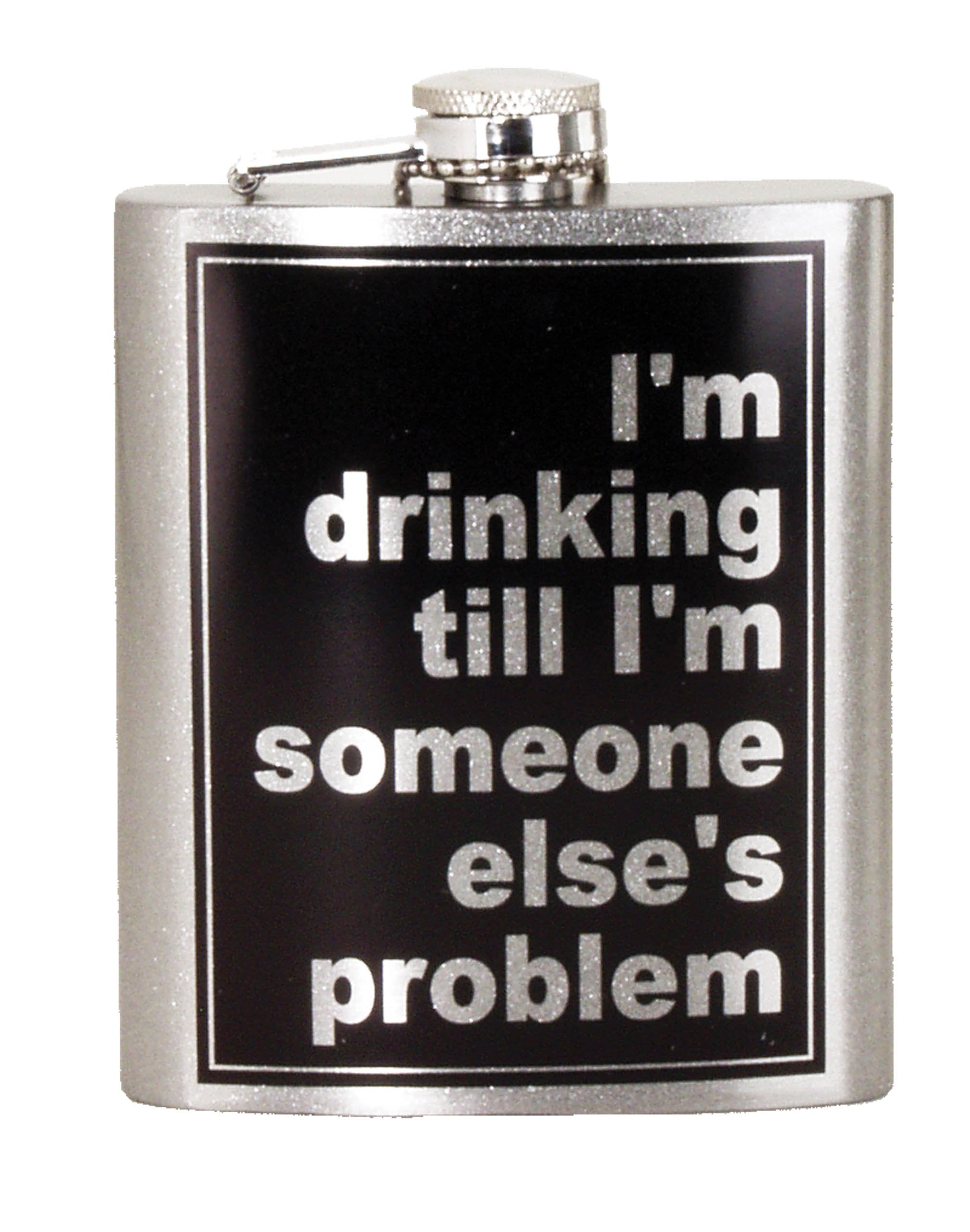 Spoontiques Someone Elses Problem Hip Flask