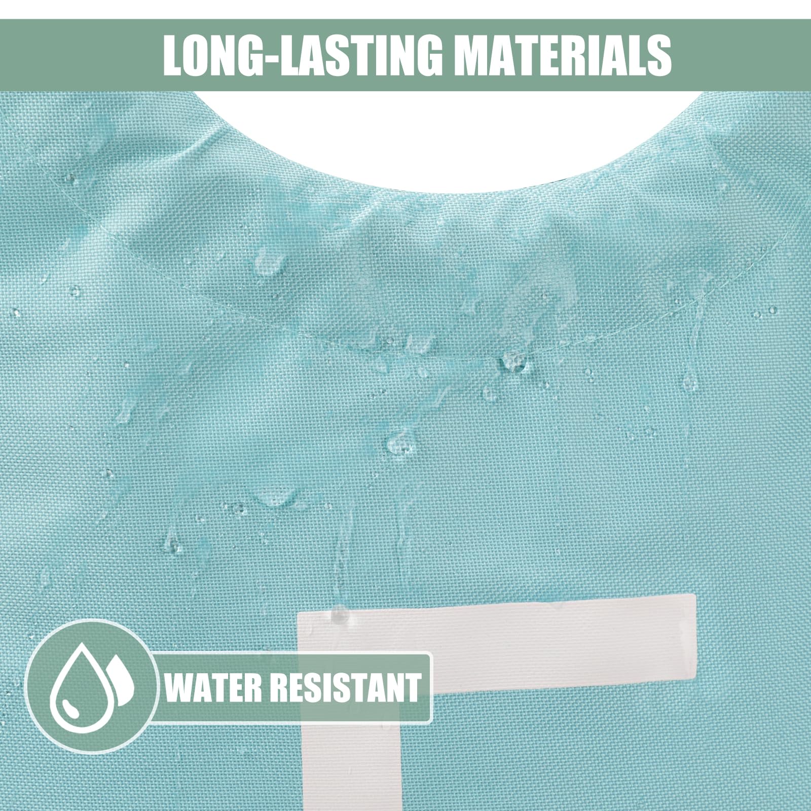 DOKEHOM 125L X-Large collapsible Washing Laundry Basket Bag (7 colors) for Bedroom  Fabric (Light Blue  XL)