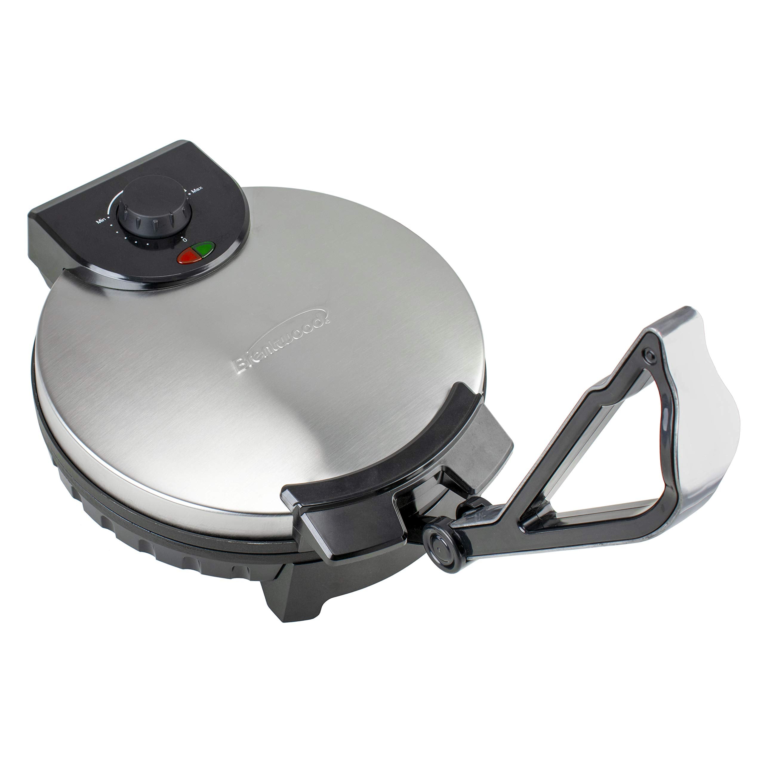 Brentwood Ts-129 Stainless Steel Non-Stick Electric Tortilla Maker, 12-Inch