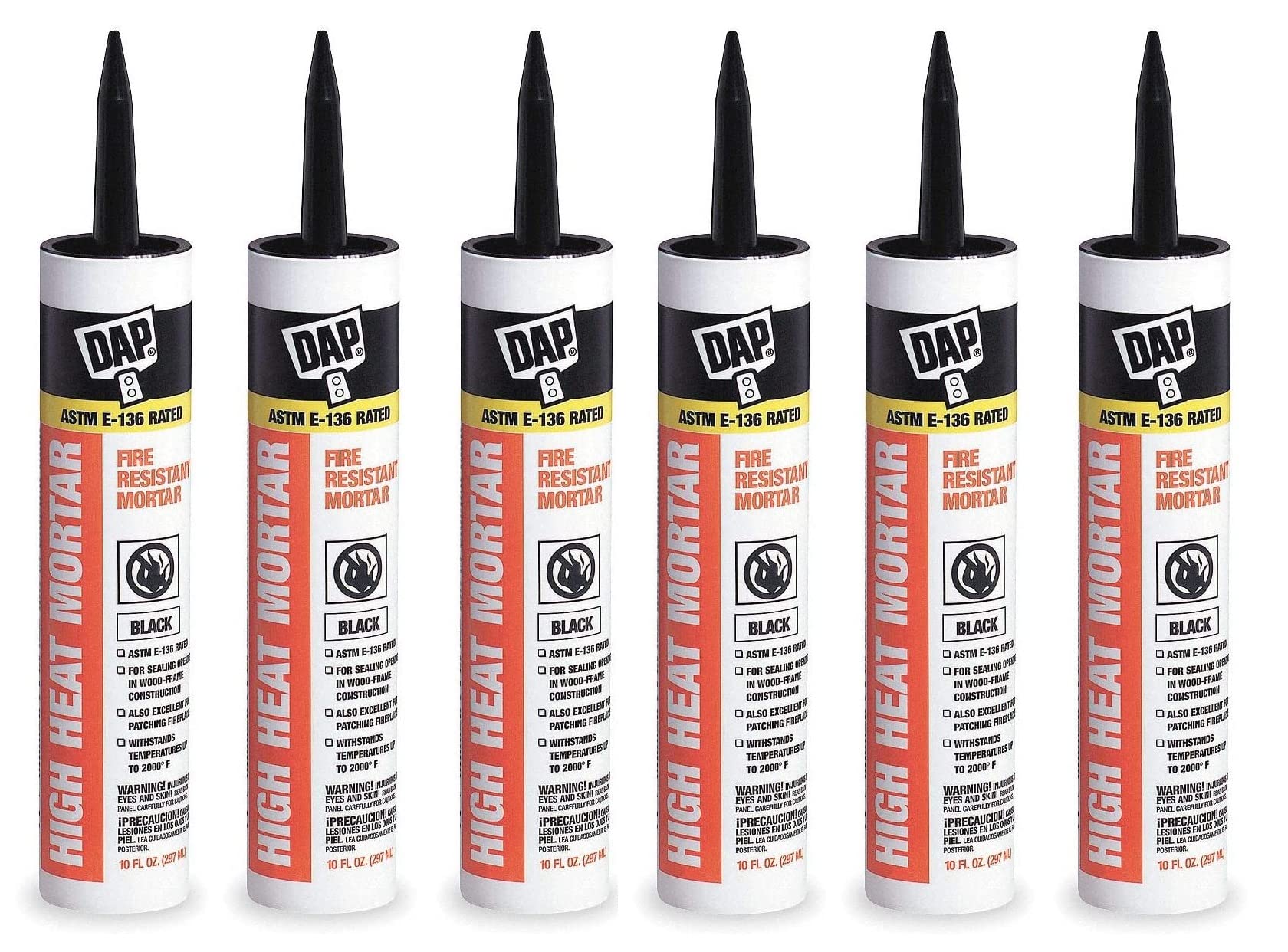 Dap 18854 Stove & Fireplace Mortar (Pack of 6)