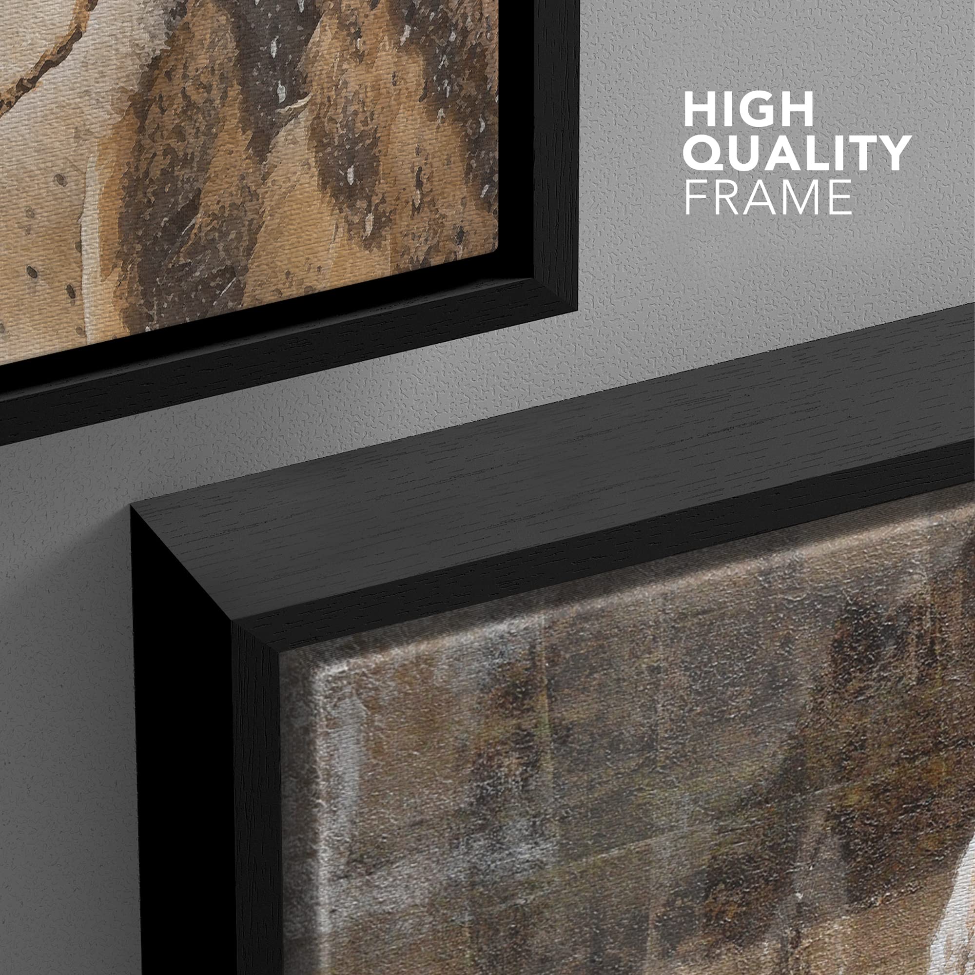 Wall26 Framed Canvas Wall Art - Be A Unicorn In A Field Of Horses - Giclee Print Gallery Wrap Modern Home Art Ready To Hang - 24